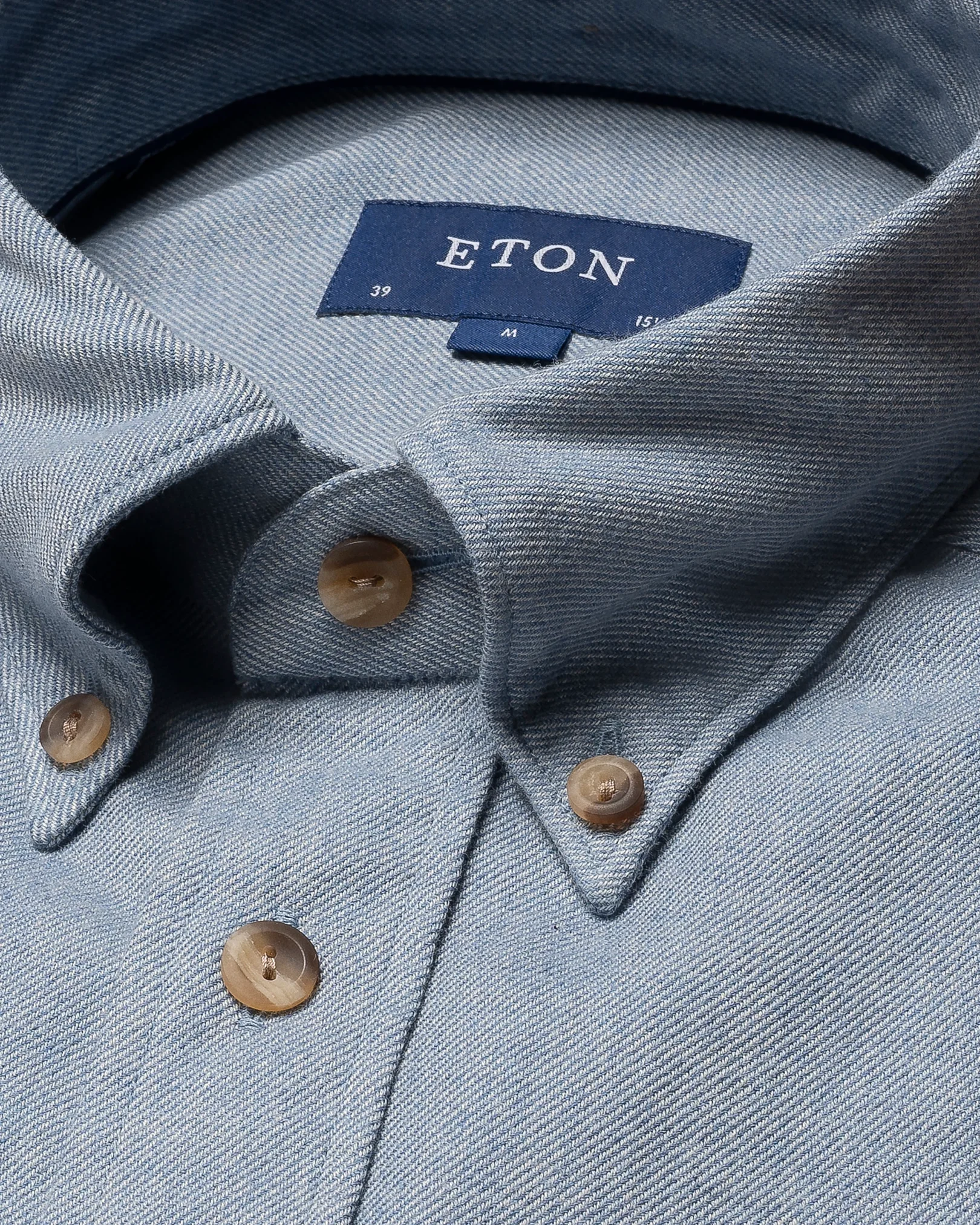 Eton - mid blue flanell twill