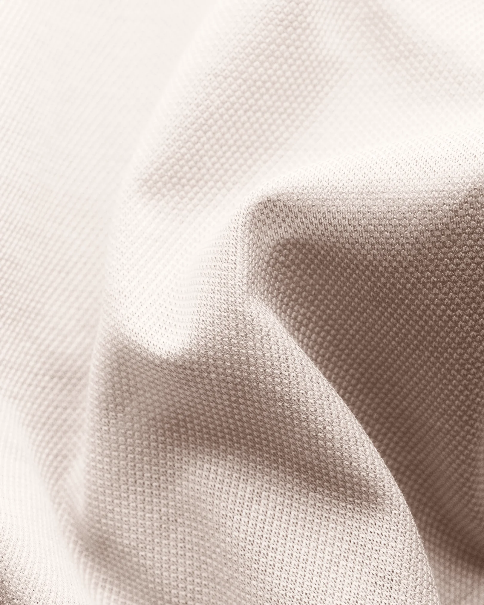 Eton - white jersey button under shot sleeve