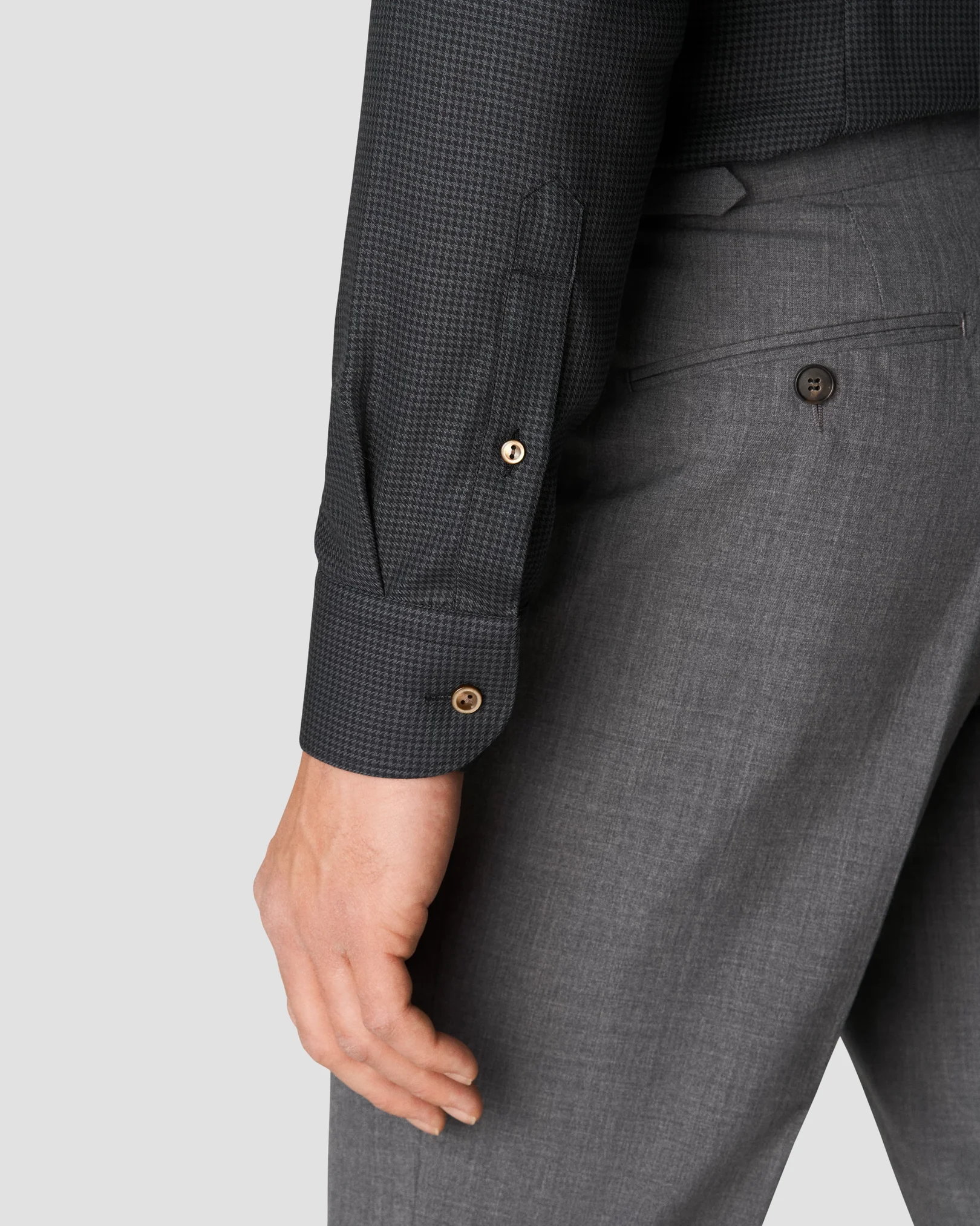Eton - dark grey twill