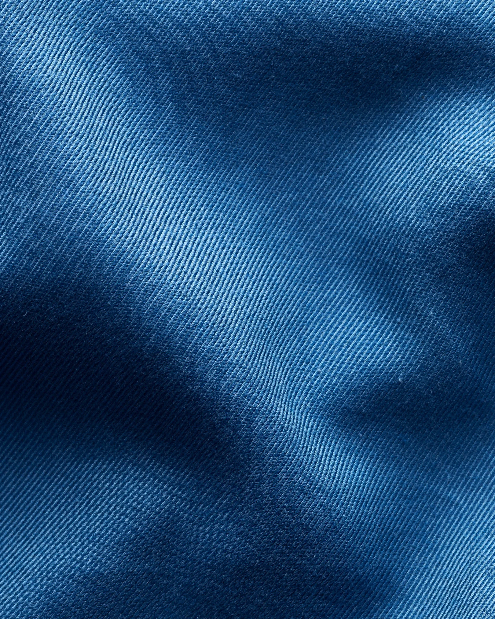 Eton - light blue cotton tencel flannel wide spread single rounded contemporary soft