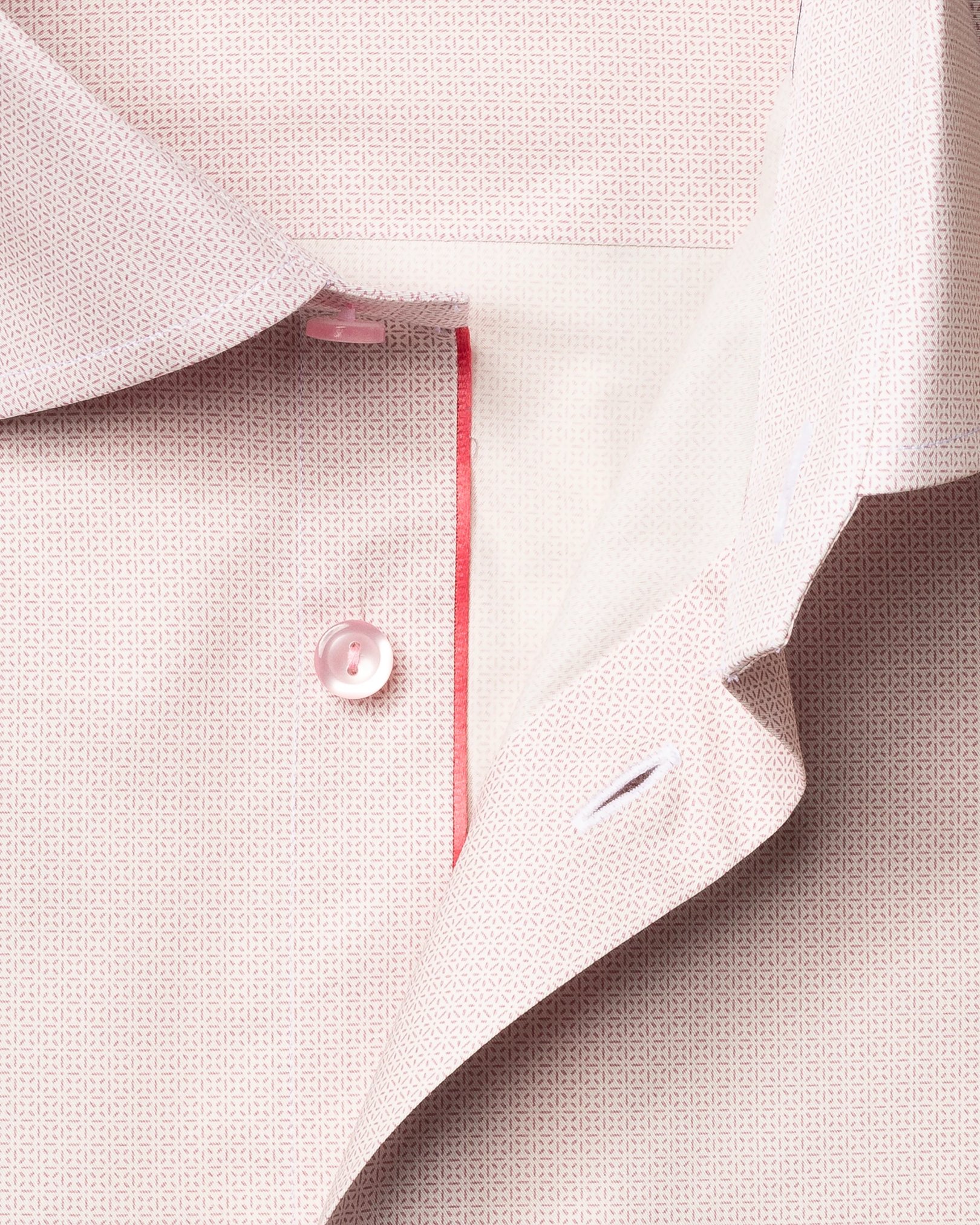 Eton - pink micro pattern fine twill shirt