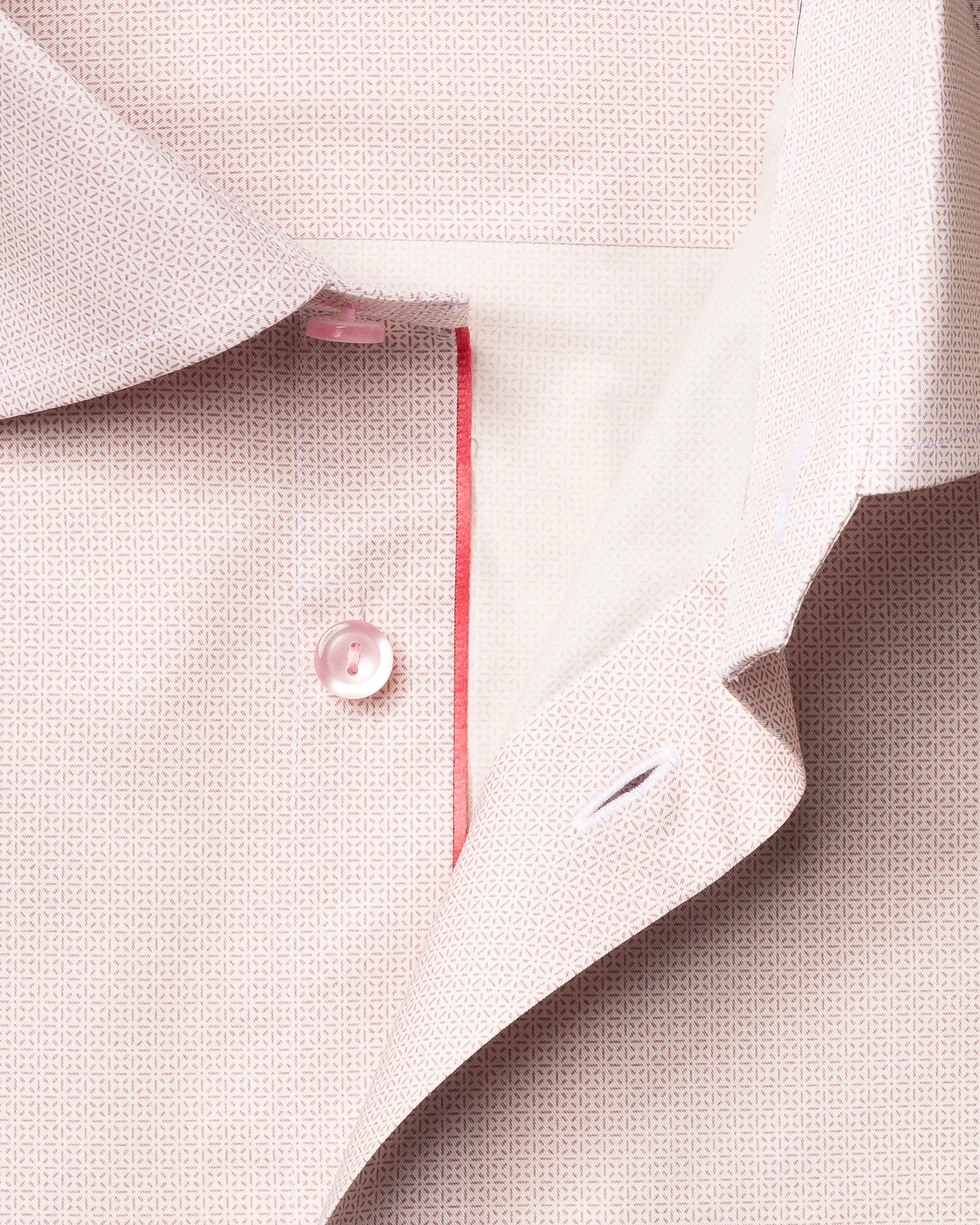 Eton - pink micro pattern fine twill shirt