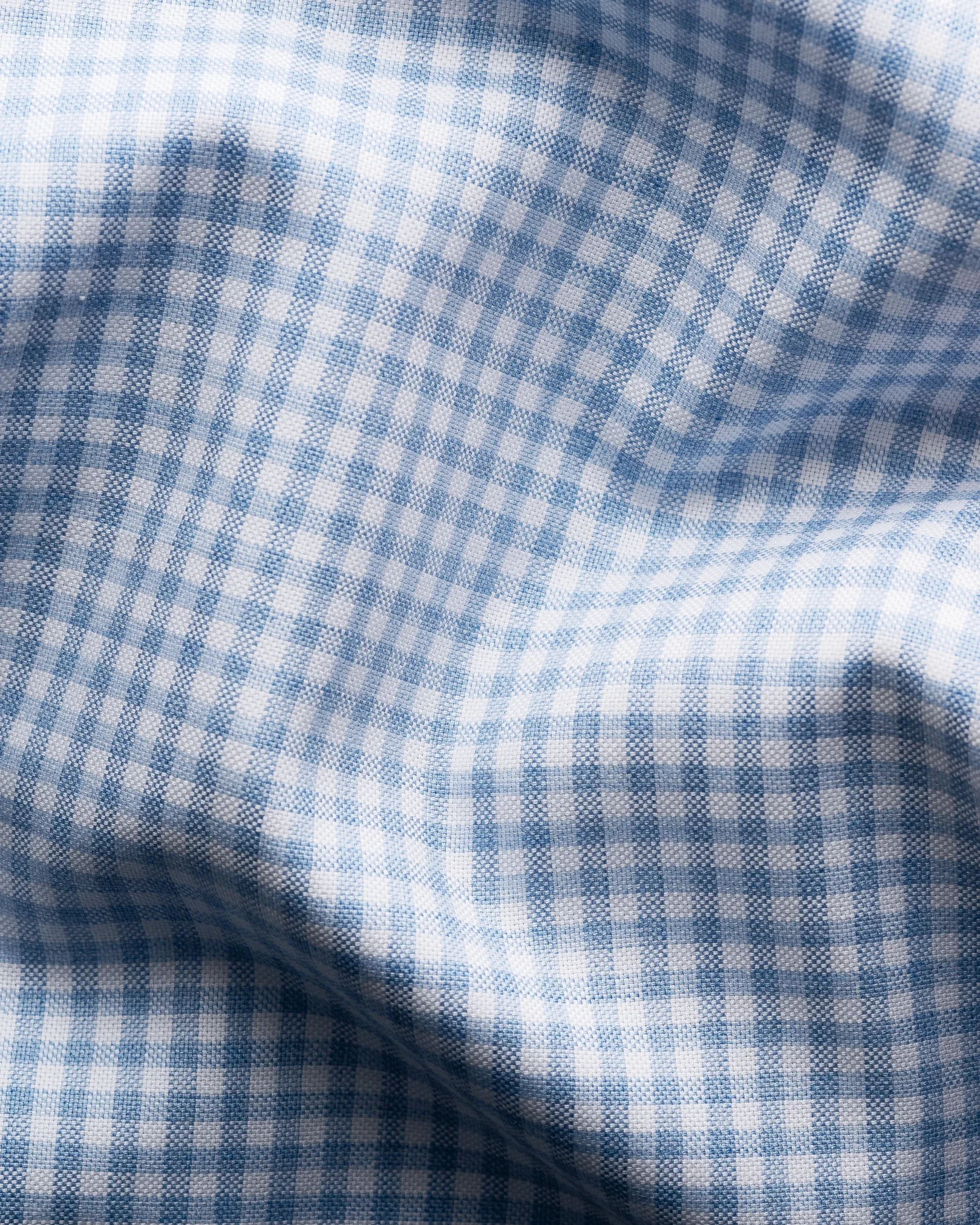 Eton - light blue check signature oxford shirt