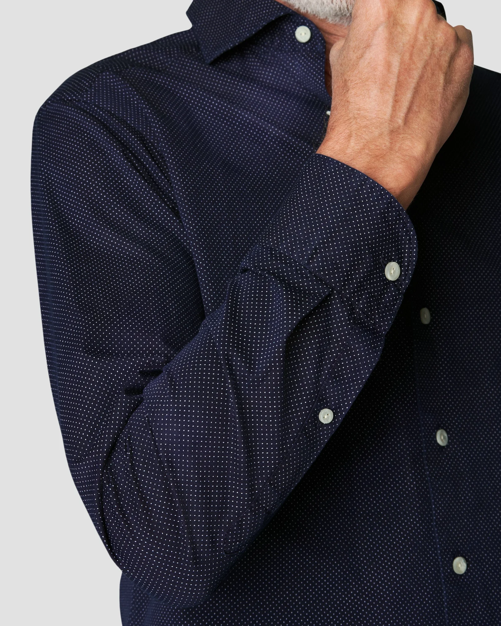 Eton - navy blue indigo twill