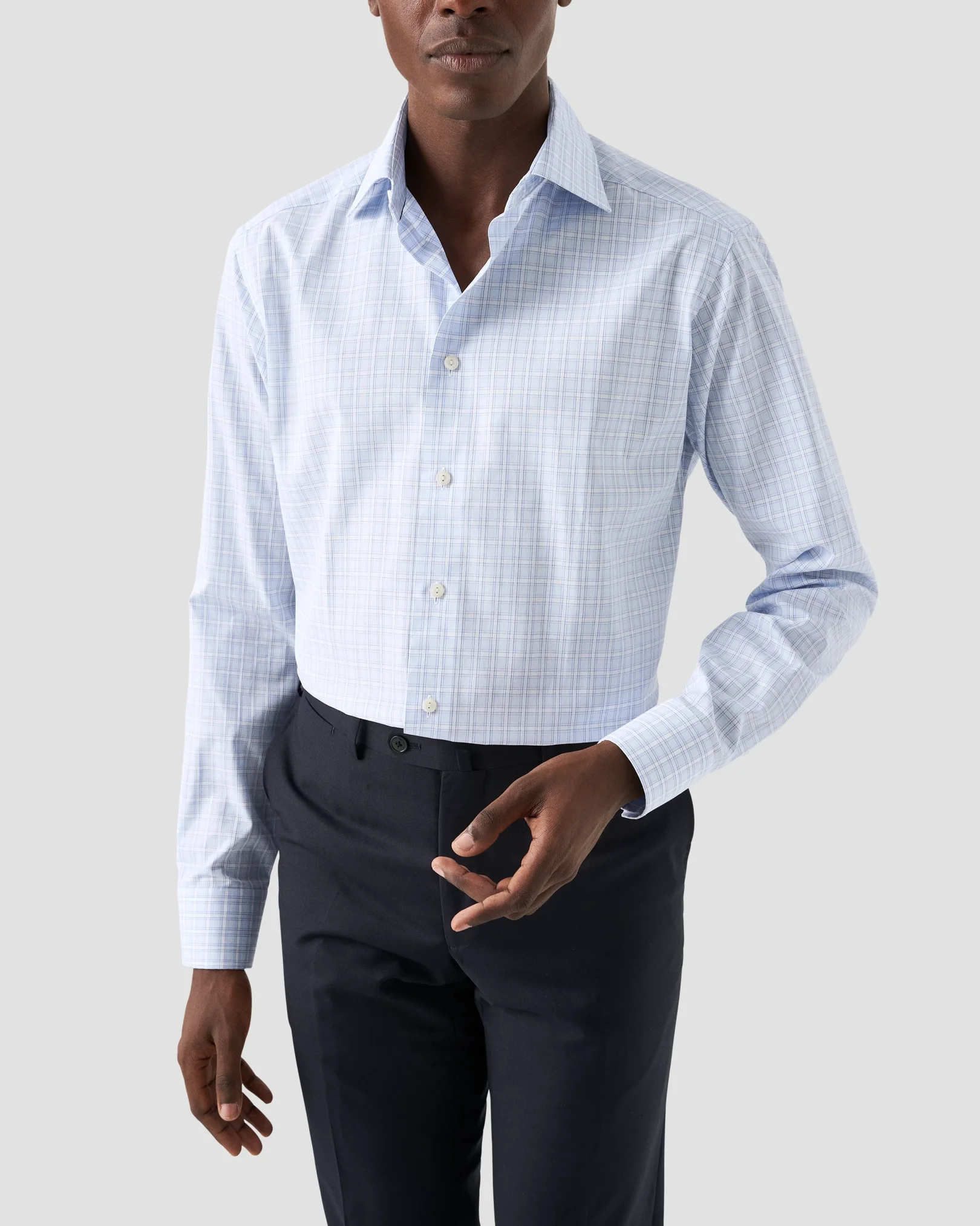 Eton - light blue timeless checked