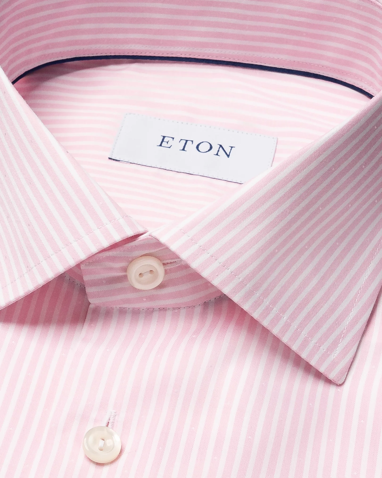 Eton - pink cut away collar made to order