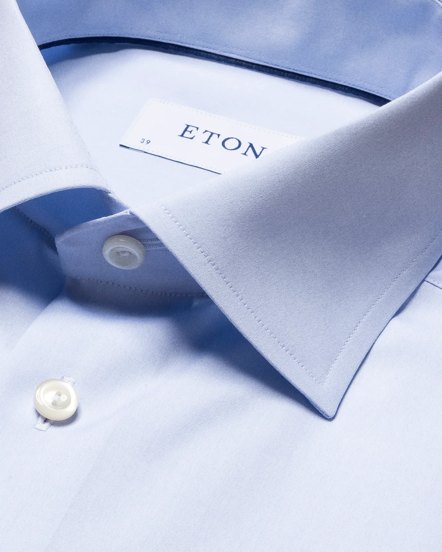 Eton - light blue poplin shirt