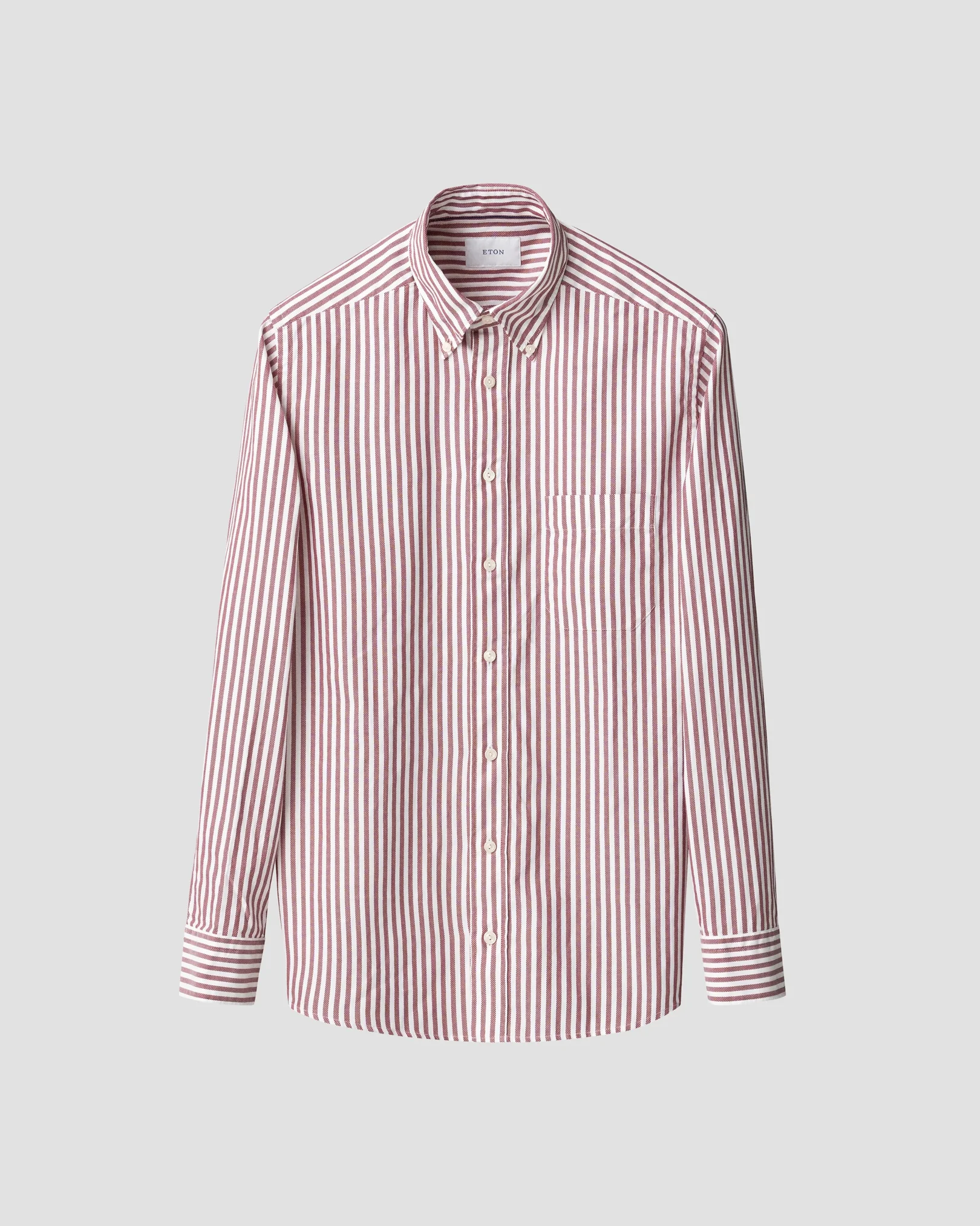 Eton - Gestreiftes Royal Oxford Hemd