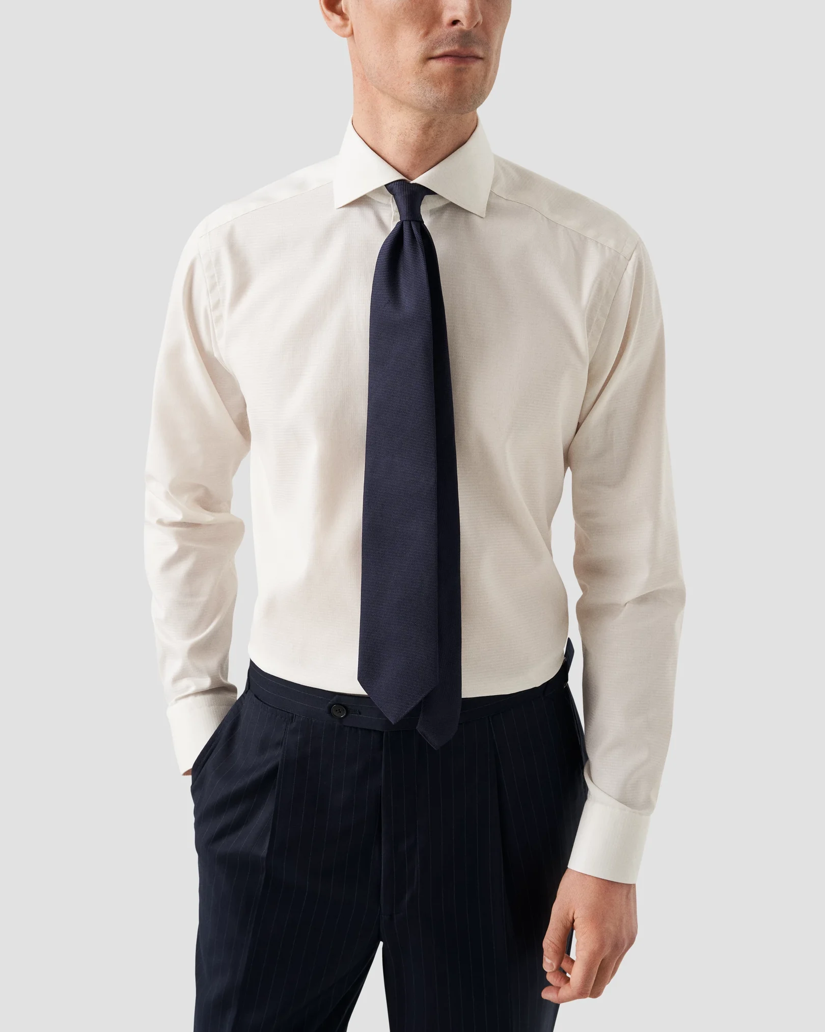 Eton - pin dot dobby shirt
