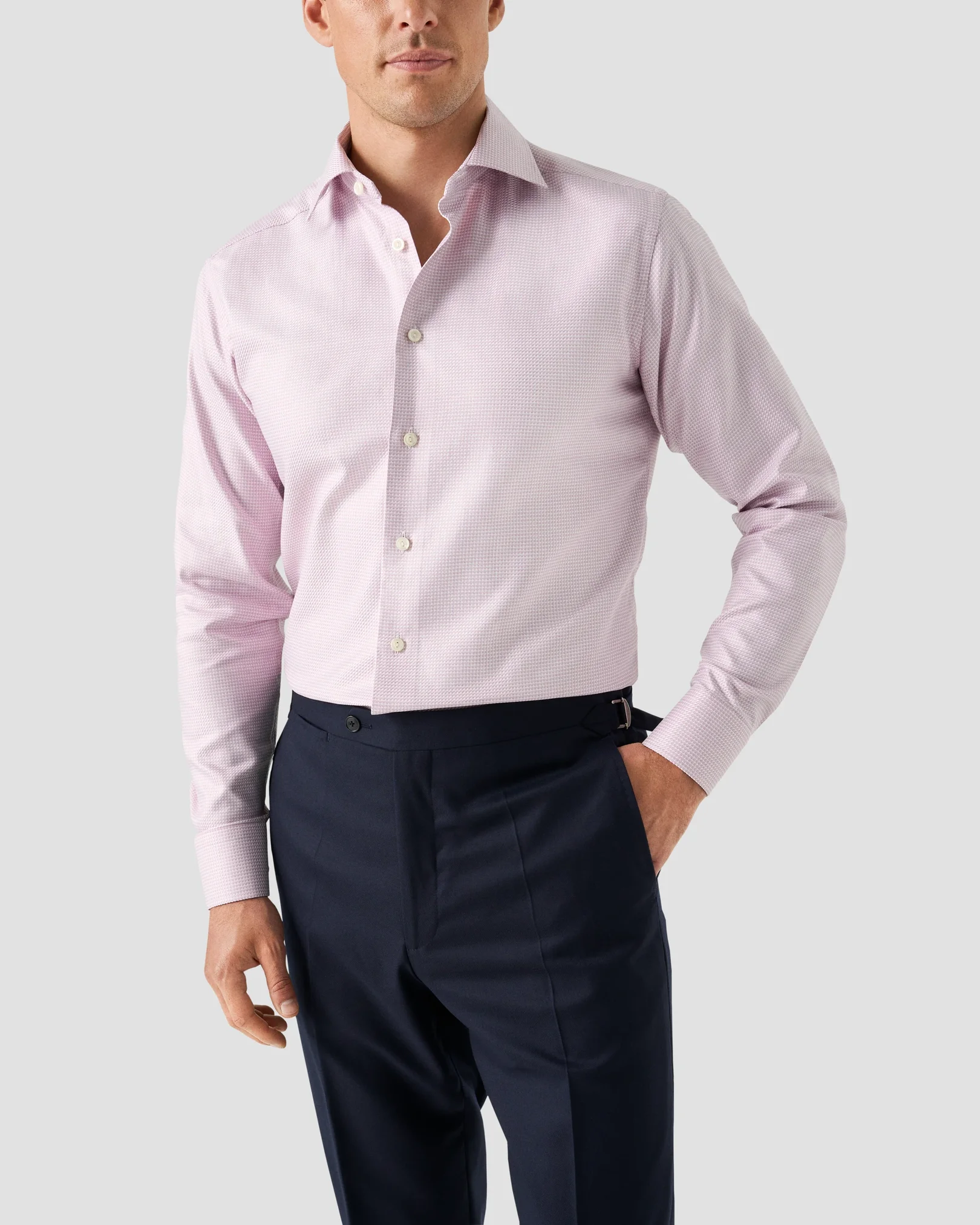 Eton - pink king twill