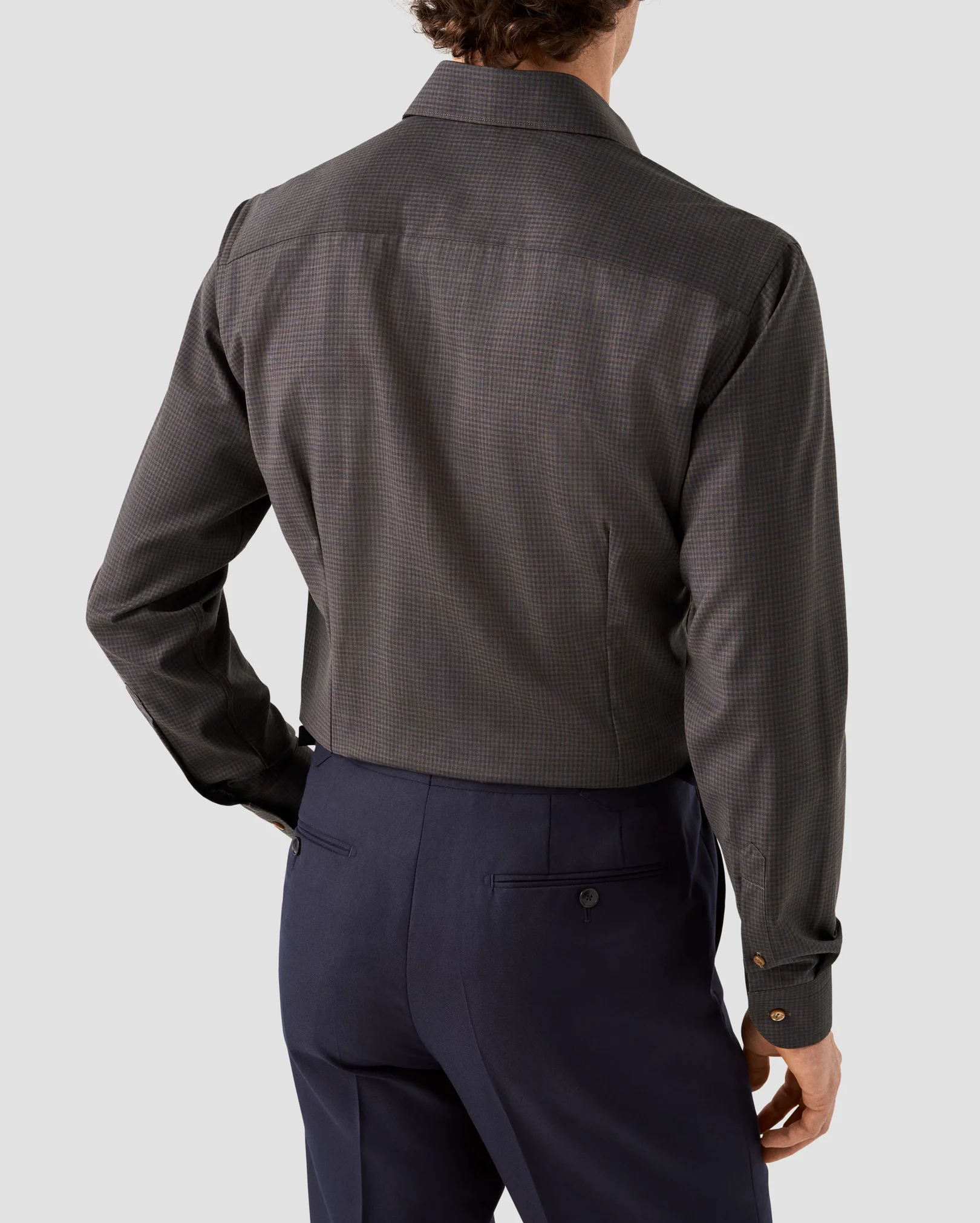 Eton - dark brown merino