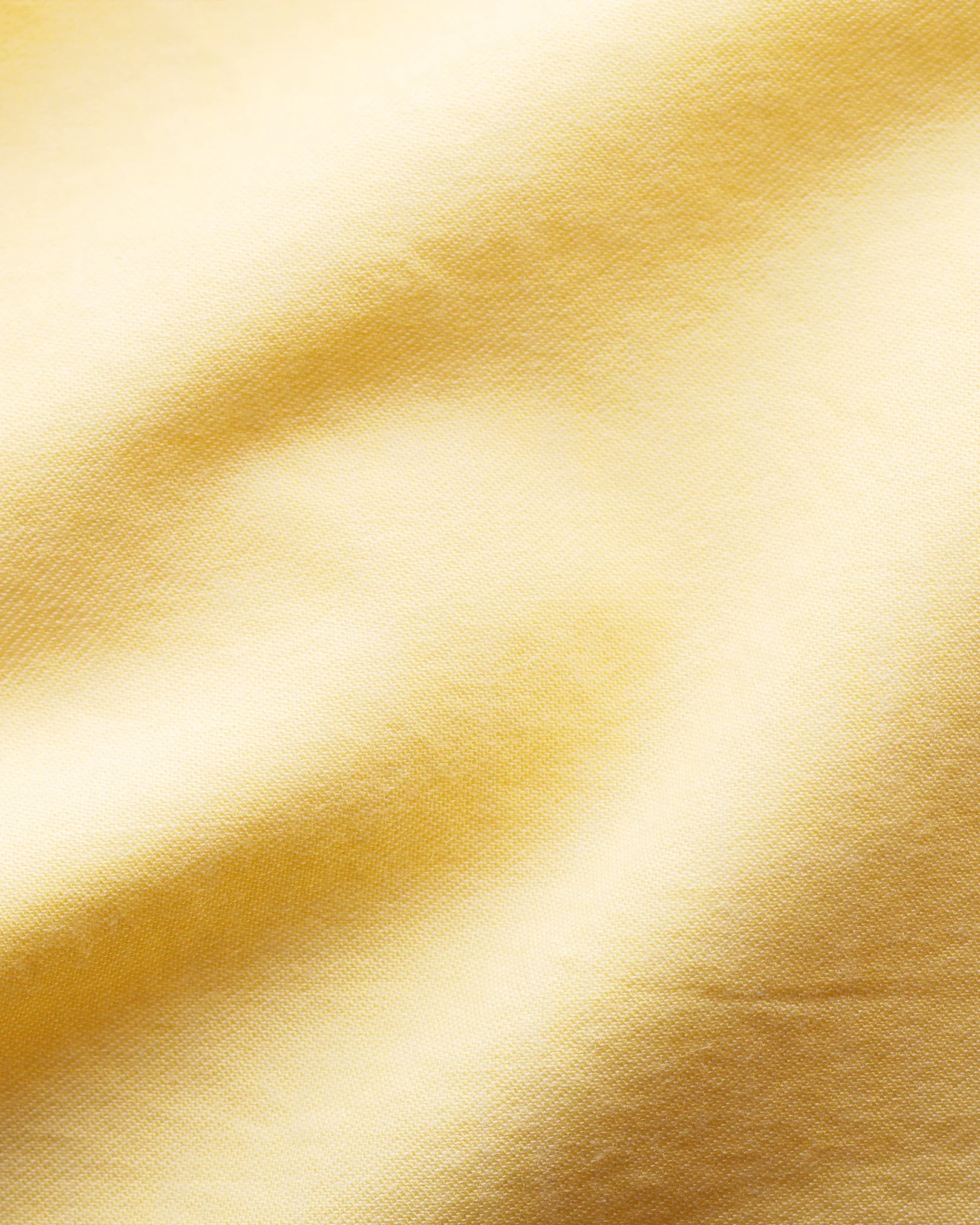 Eton - yellow cotton silk shirt soft