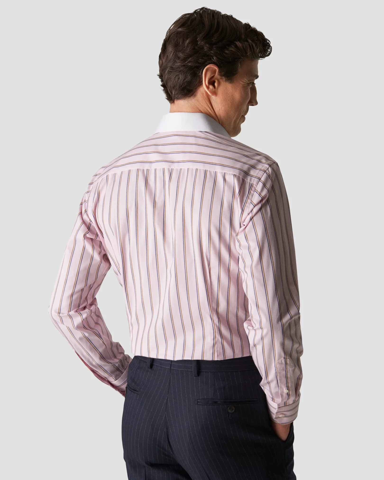 Eton - pink fine twill