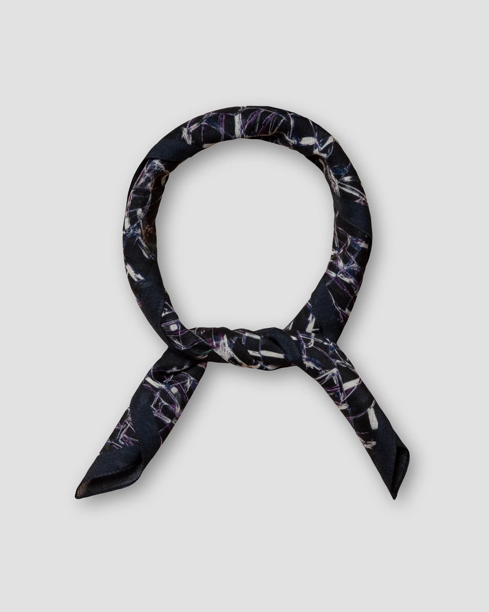Eton - navy blue wool bandana