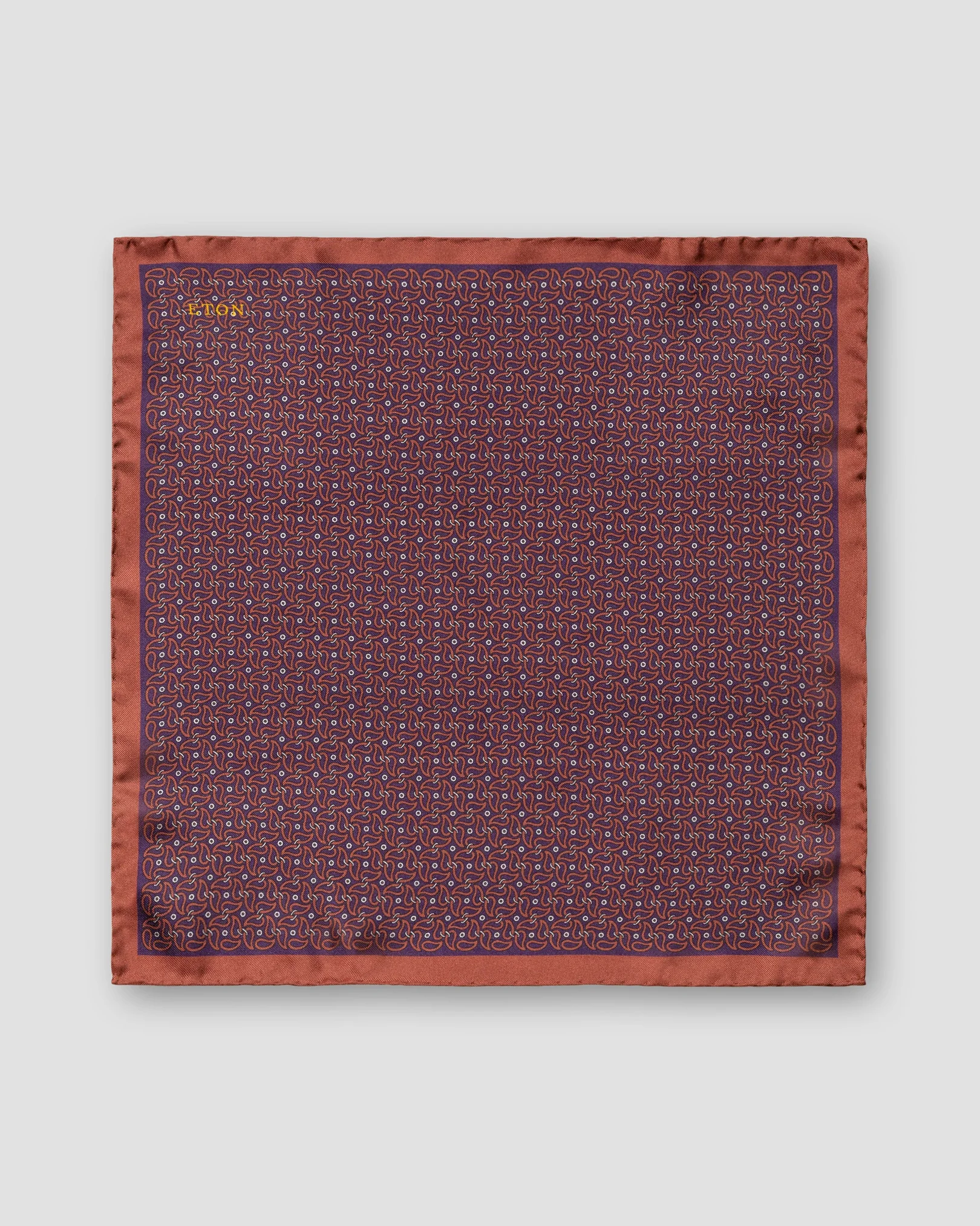 Eton - red silk pocket square