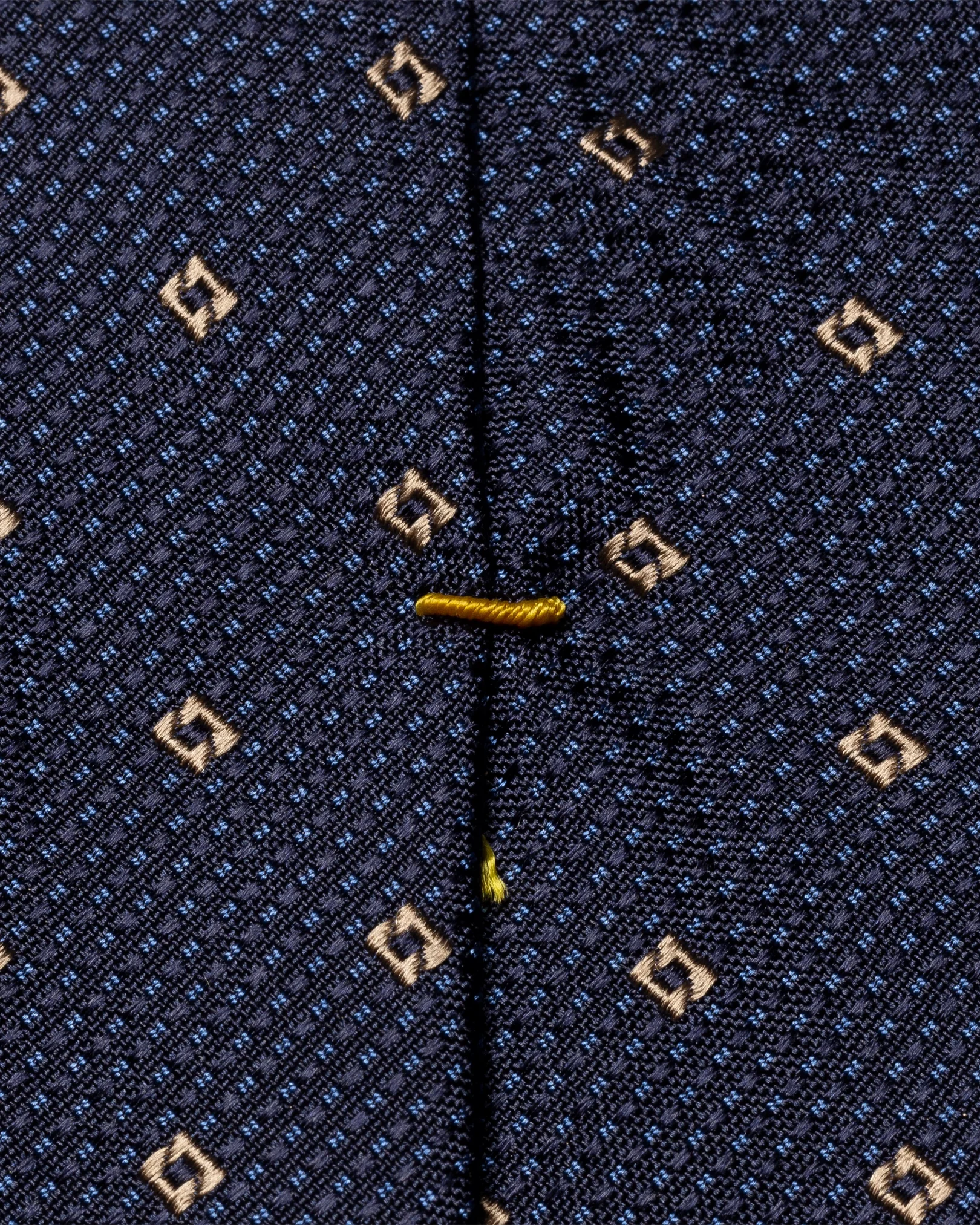 Eton - navy blue aw silk tie