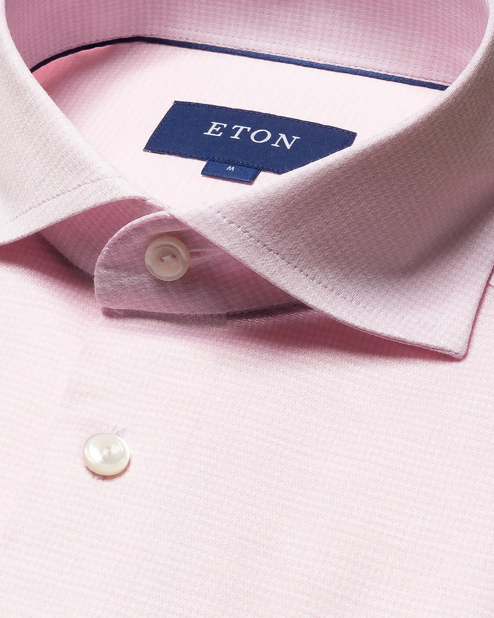 Eton - pink jacquard wide spread
