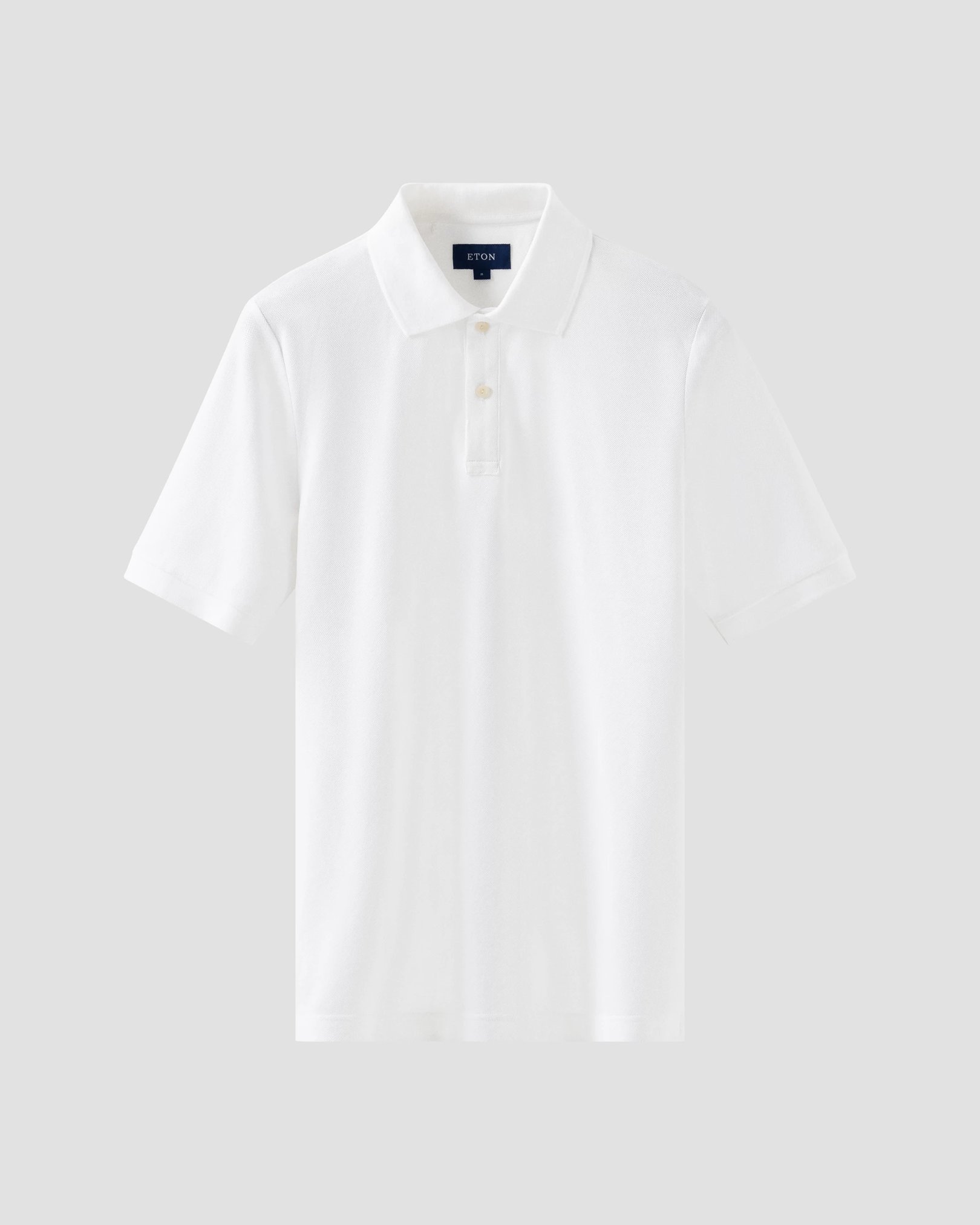 Eton - White Piqué Polo Shirt