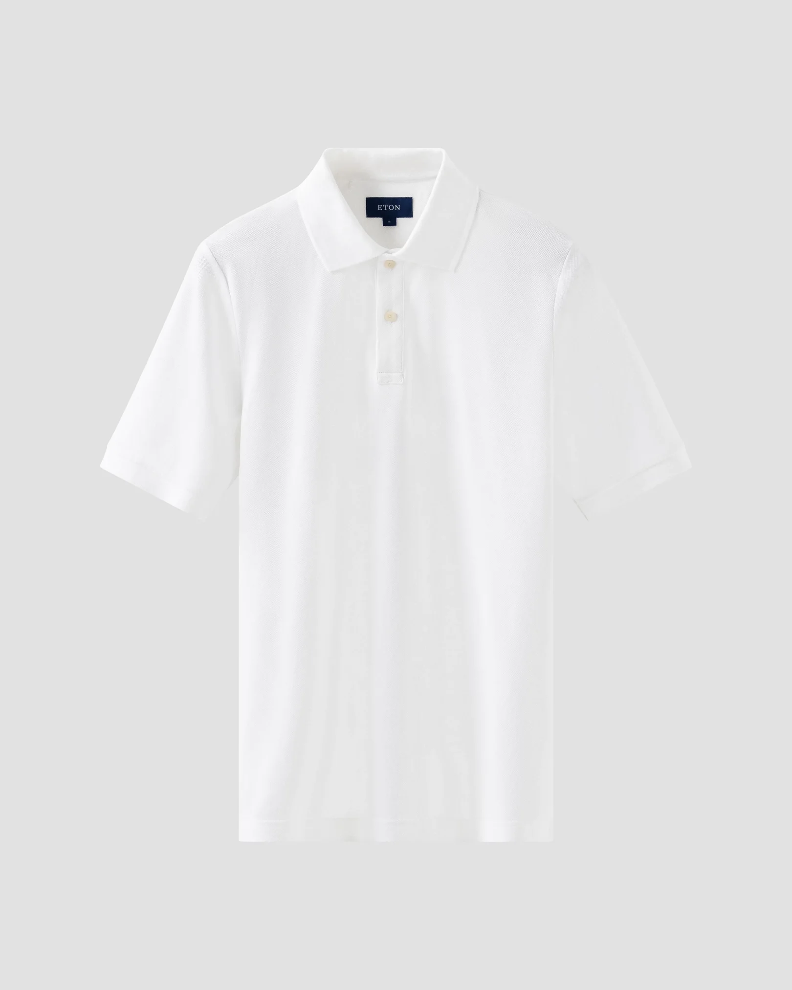 Eton - White Piqué Polo Shirt