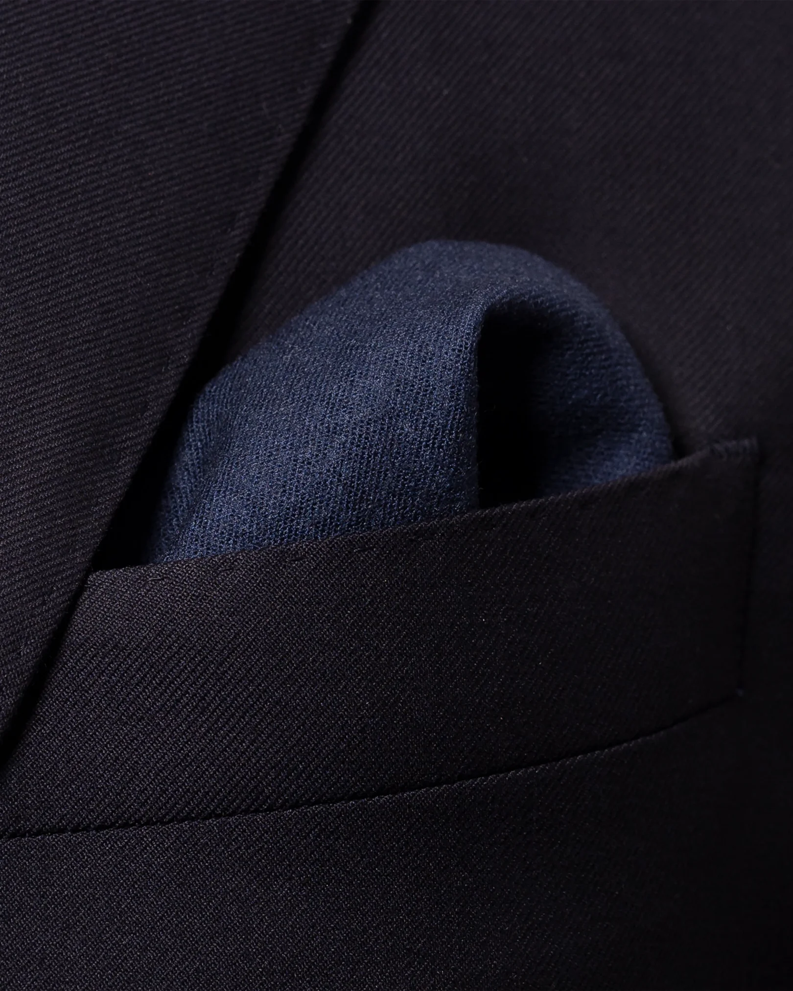 Eton - navy blue pocket square