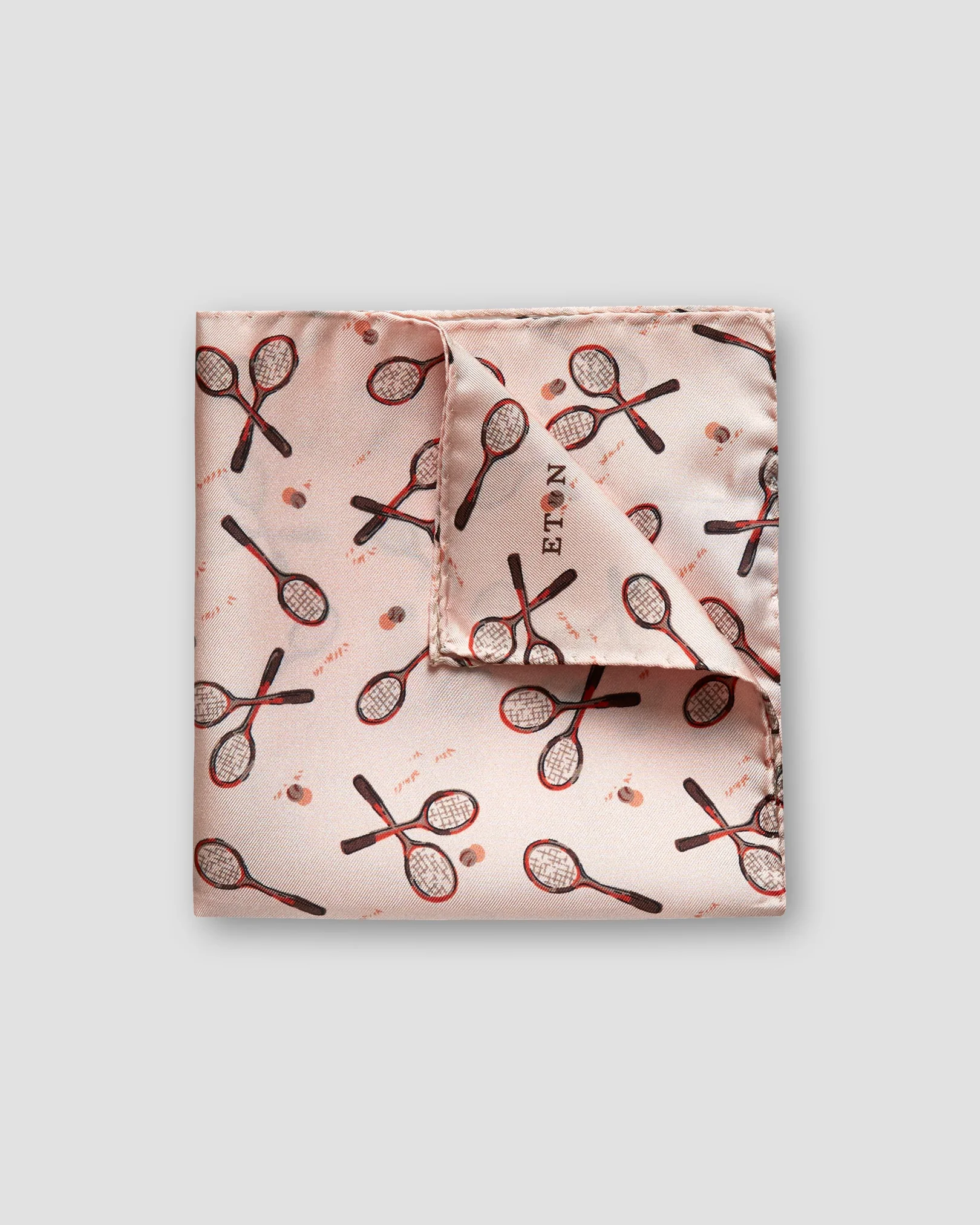 Eton - Pink Silk Pocket Square