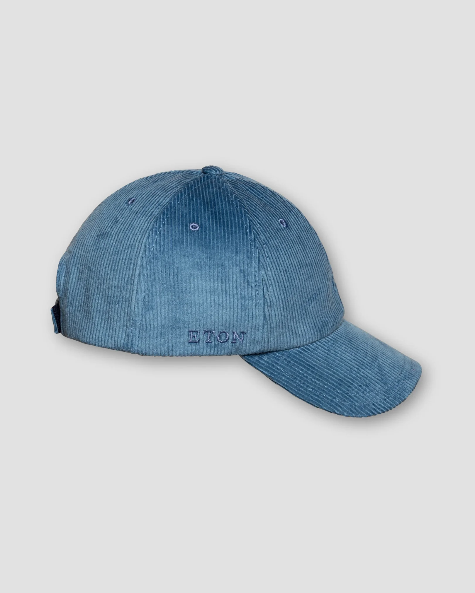 Eton - mid blue corduroy baseball cap