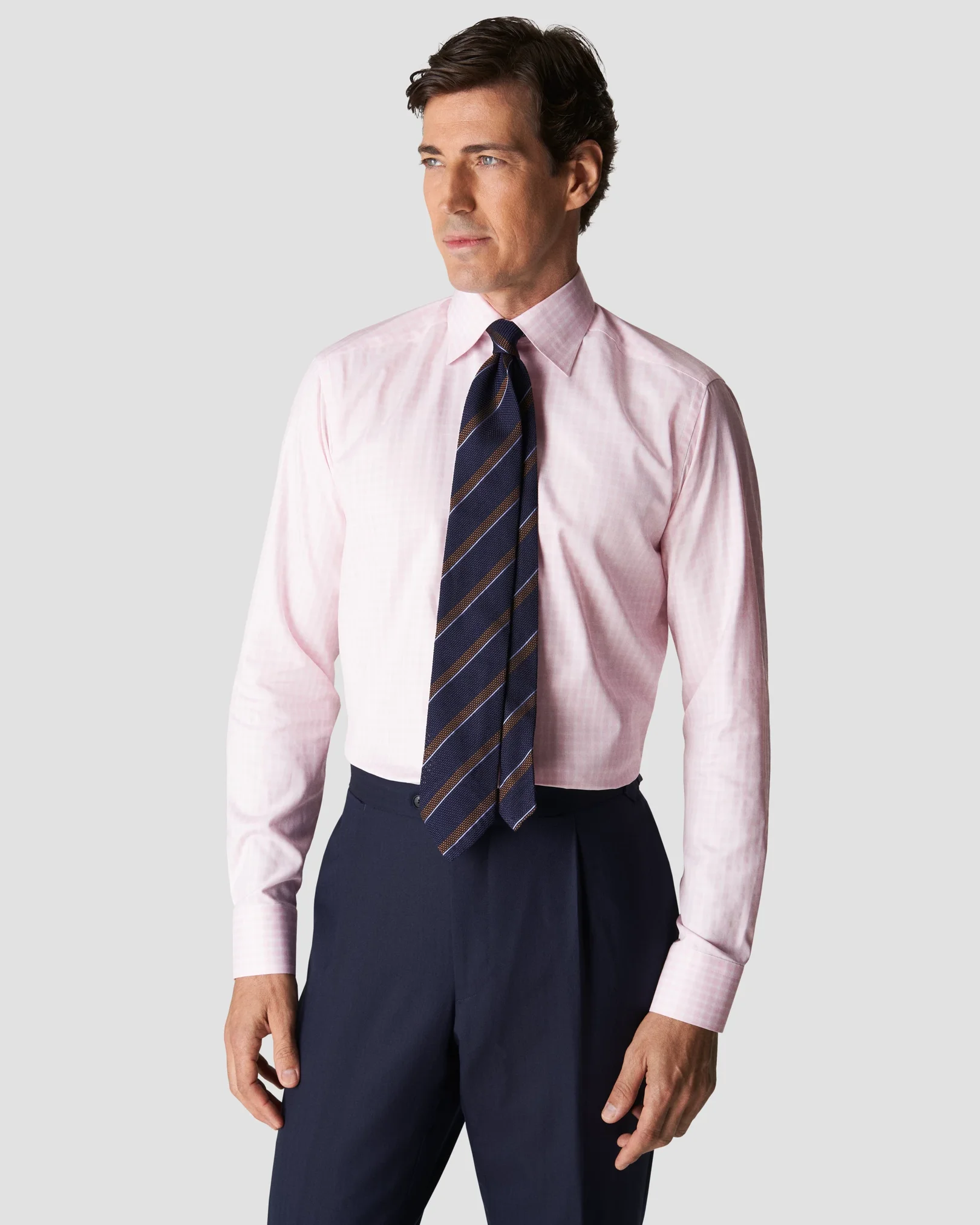 Eton - pink cottontencel stretch