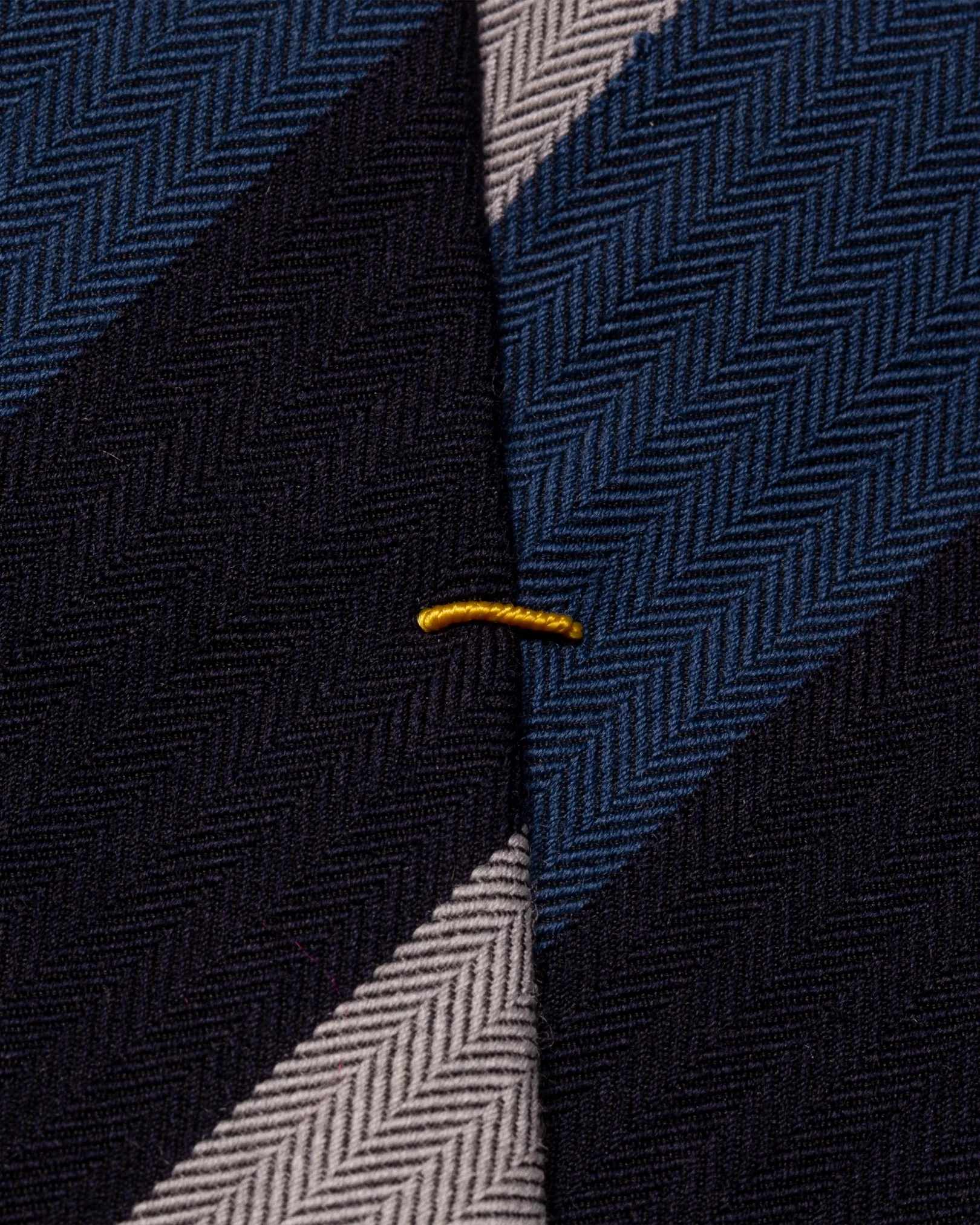 Eton - navy blue striped tie