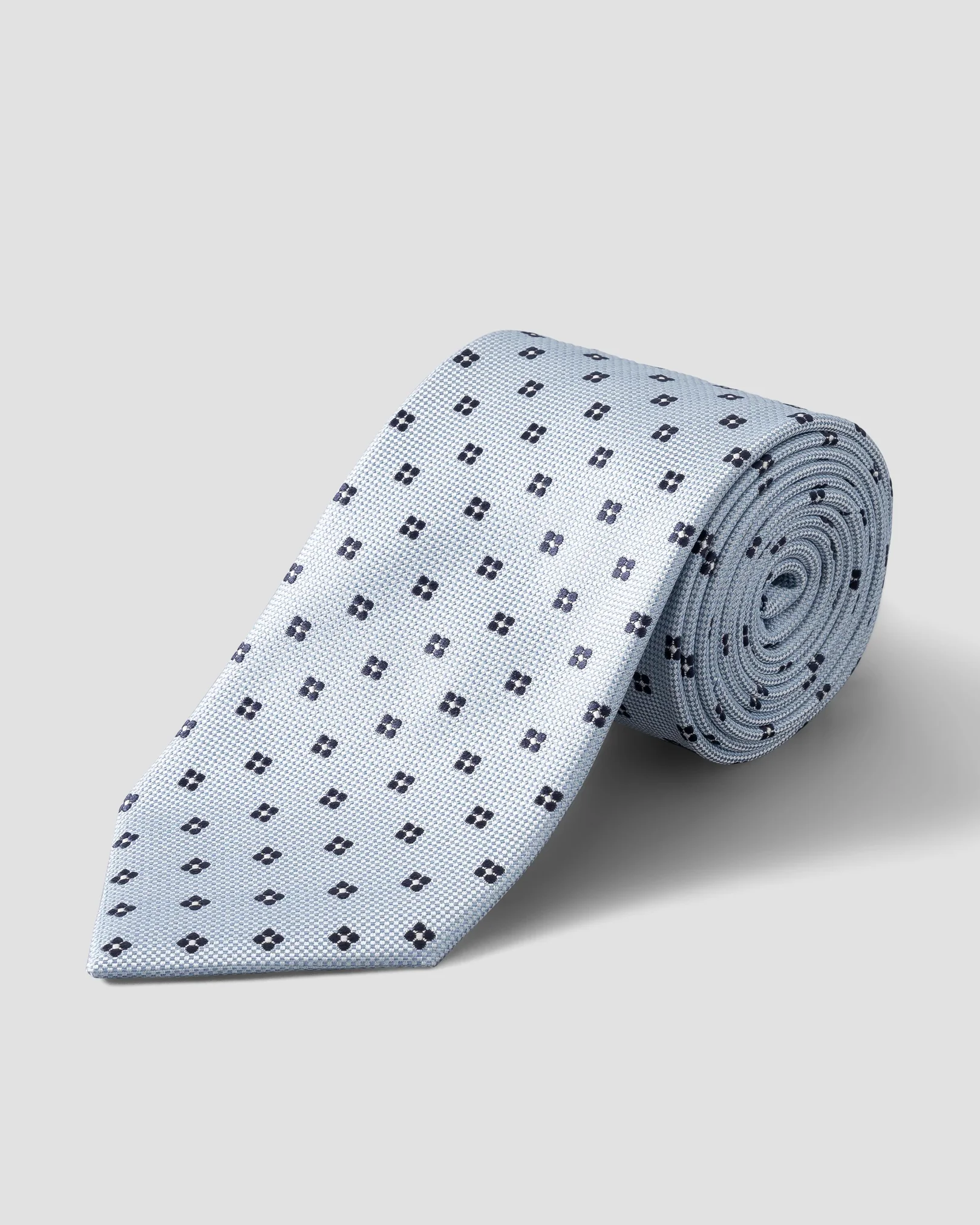 Eton - light blue pure silk tie