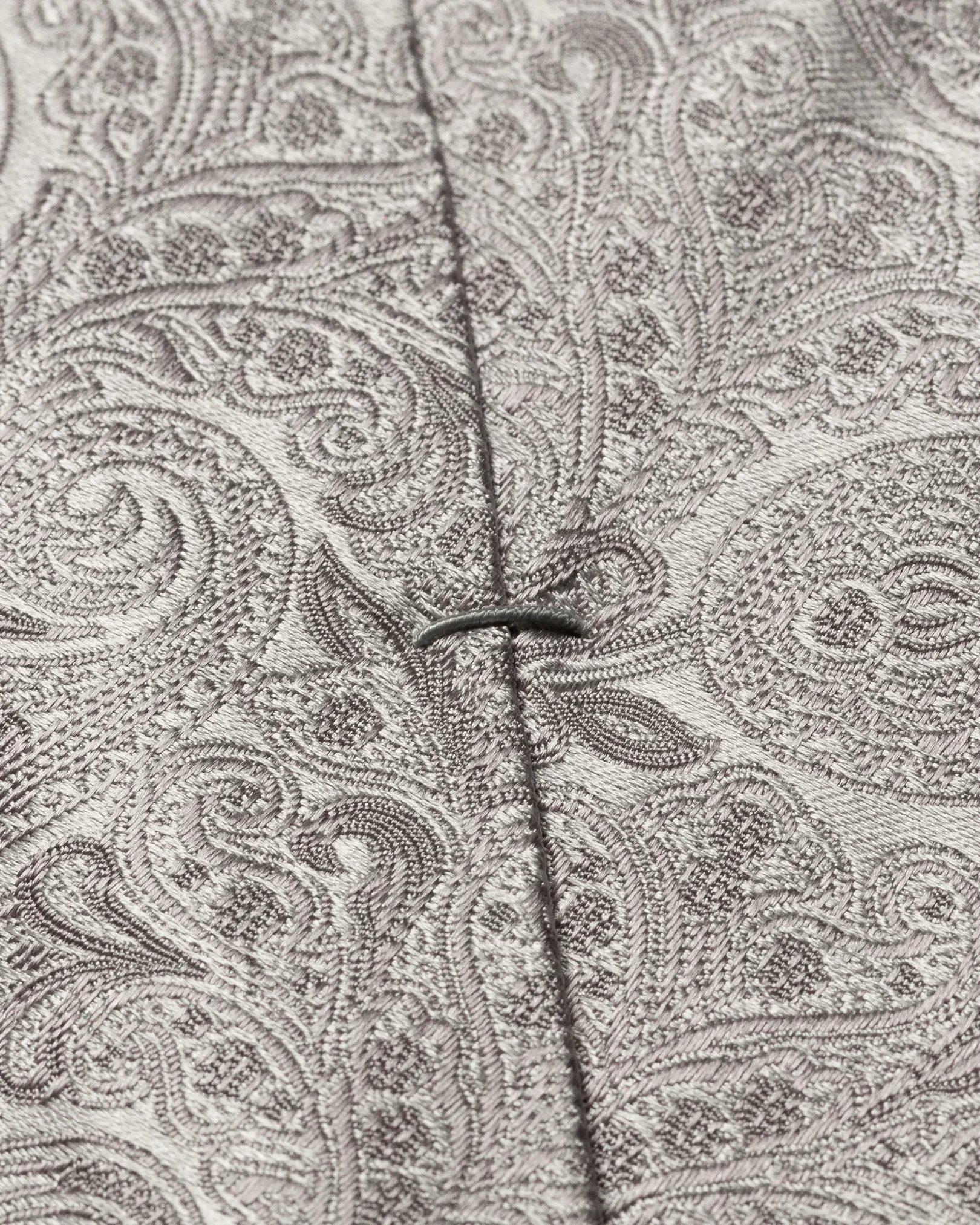 Eton - mid grey paisley silk wedding tie