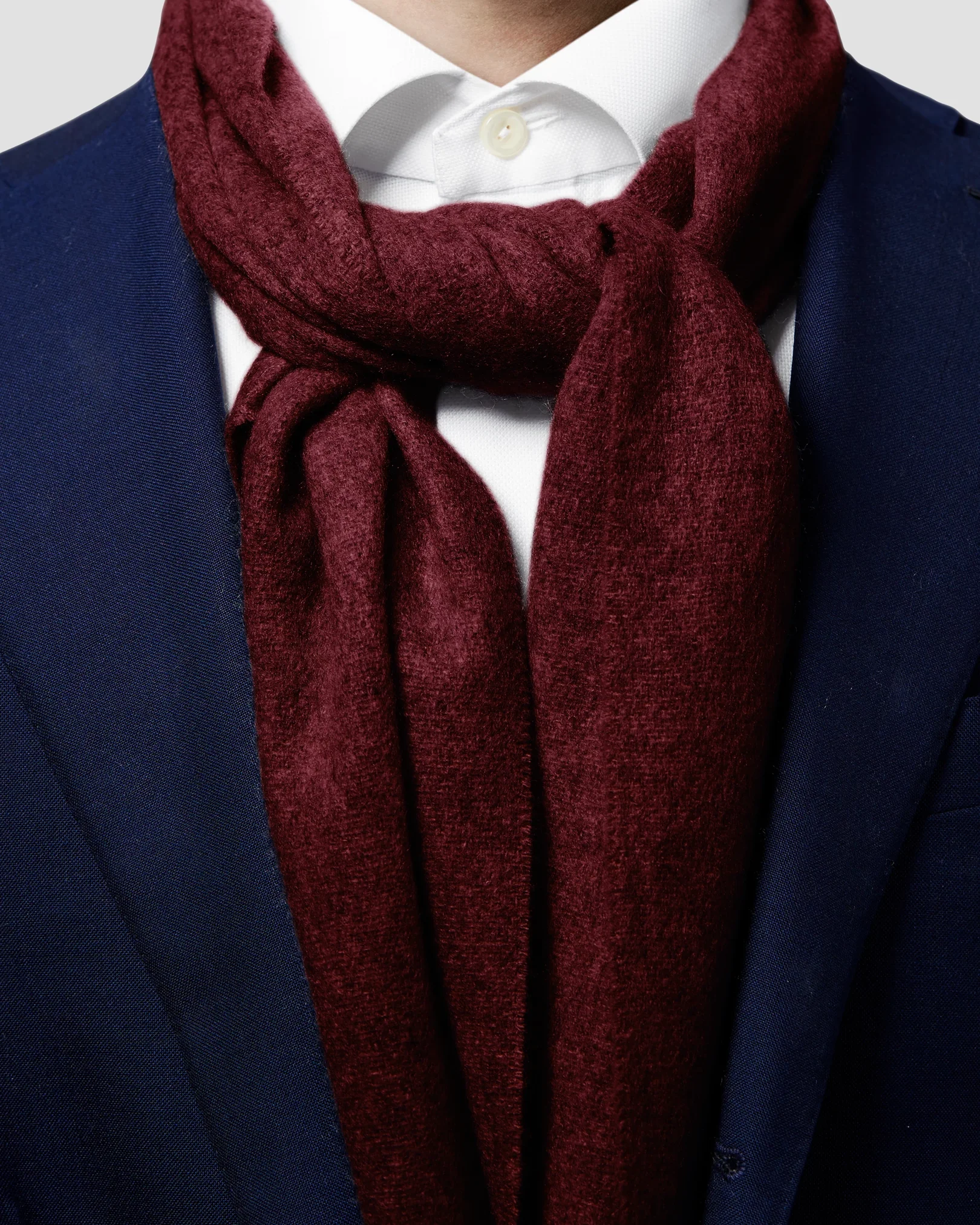 Eton - red cashmere scarf