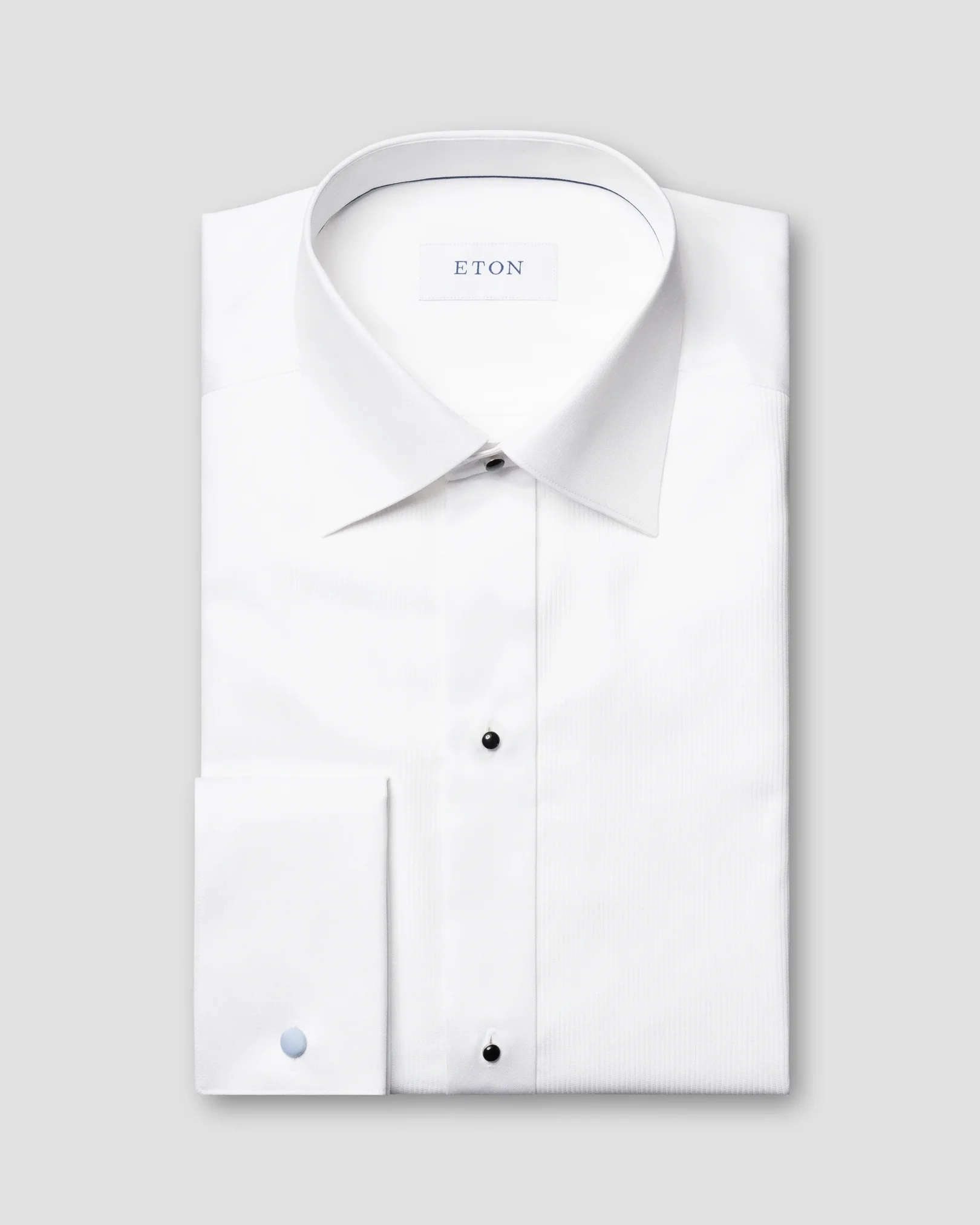 Eton - White Fine Striped Bib Tuxedo Shirt