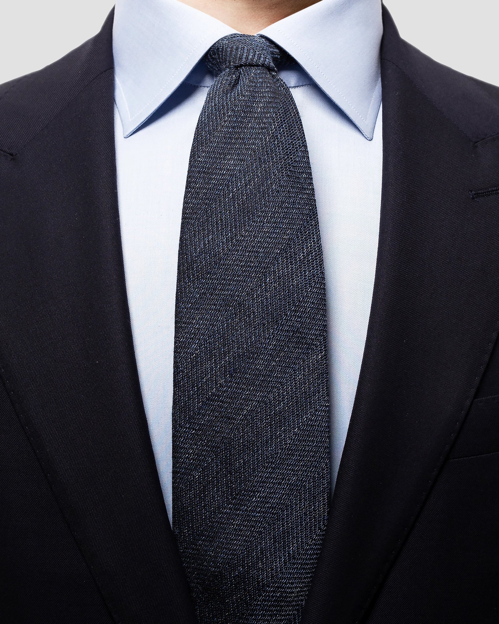 Eton - herringbone blend tie