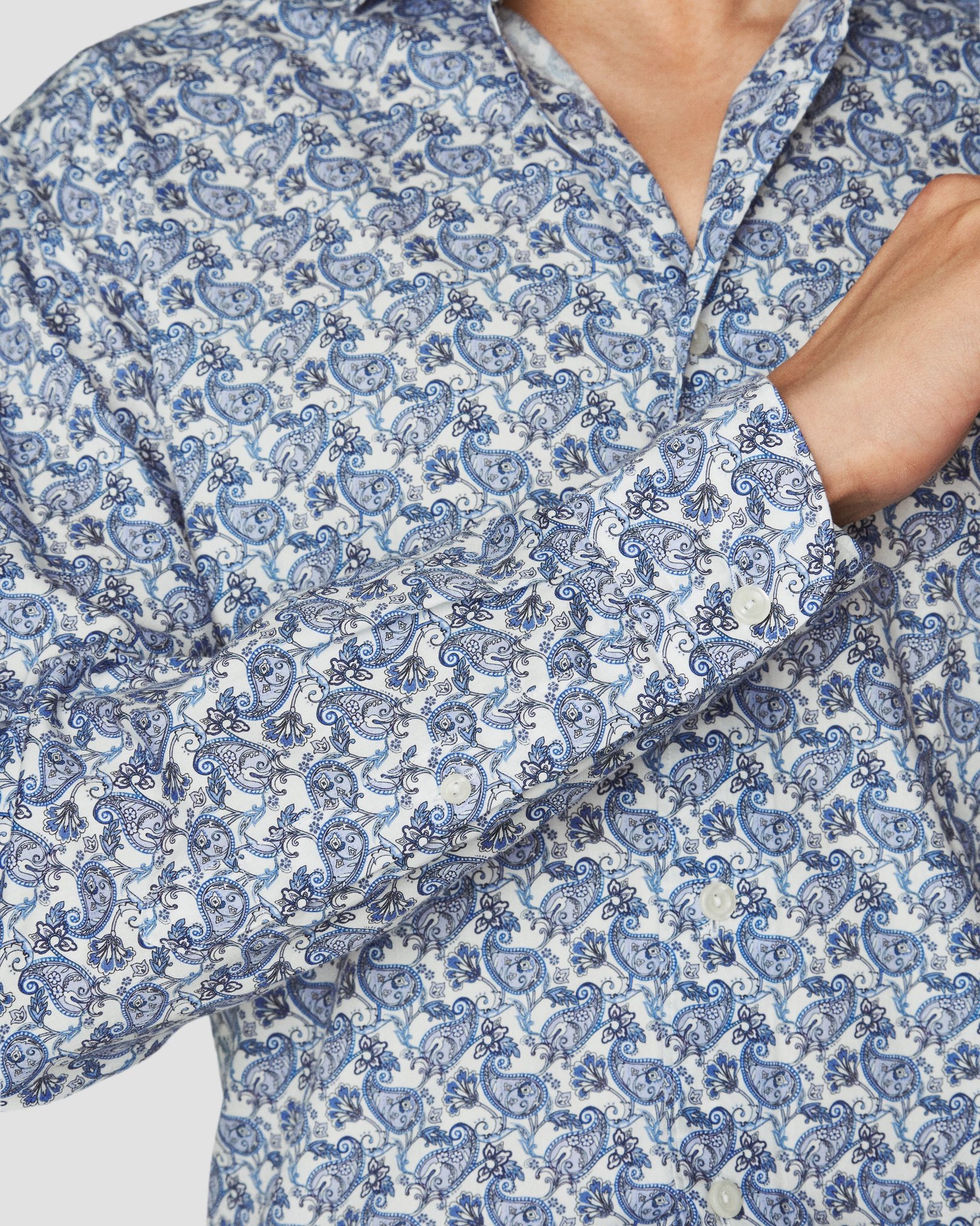Eton - mid blue siganture twill