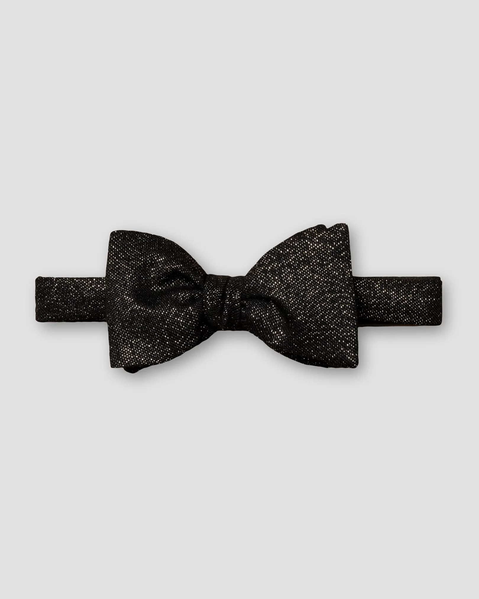 Eton - black bow tie lurex blend