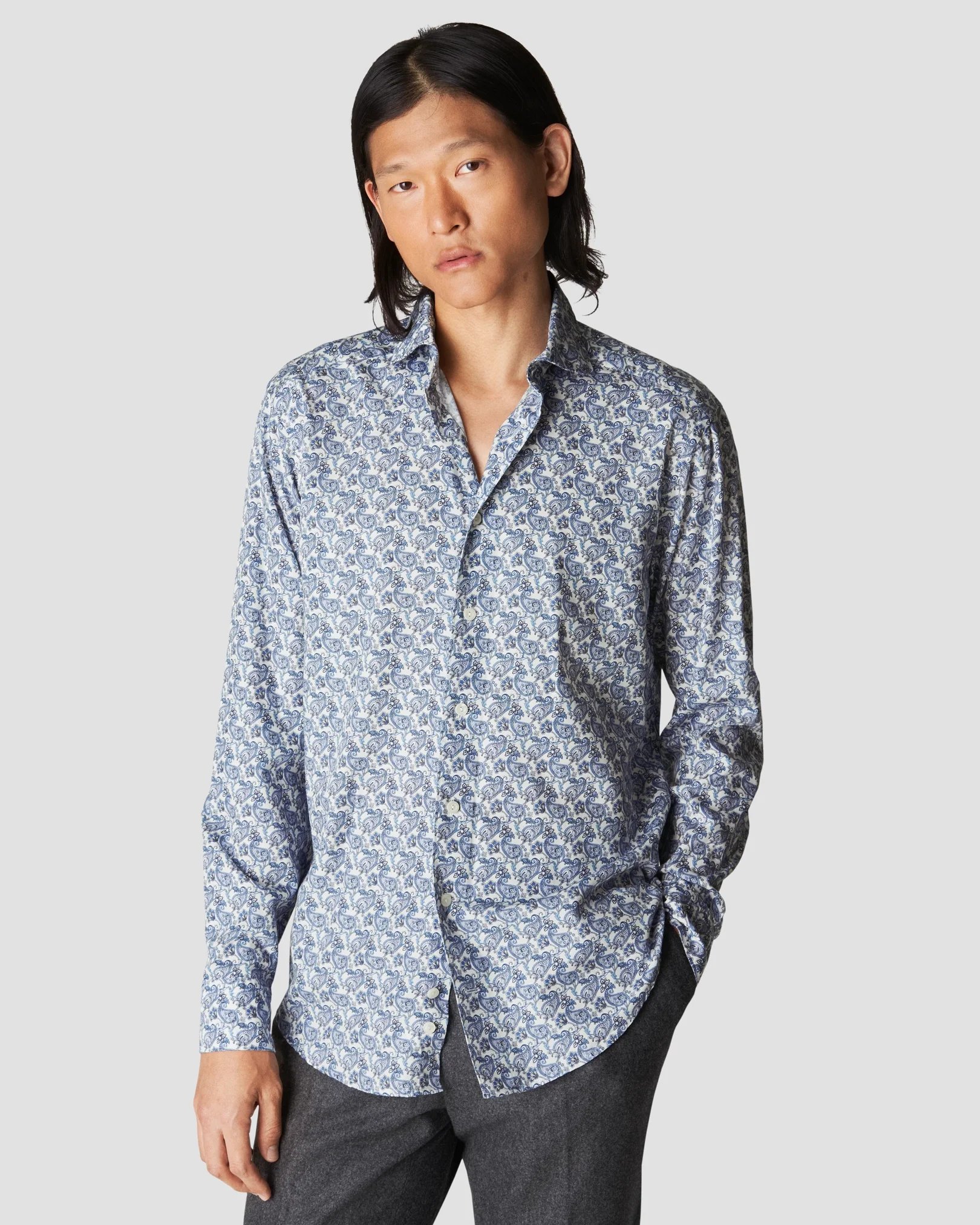 Eton - mid blue siganture twill