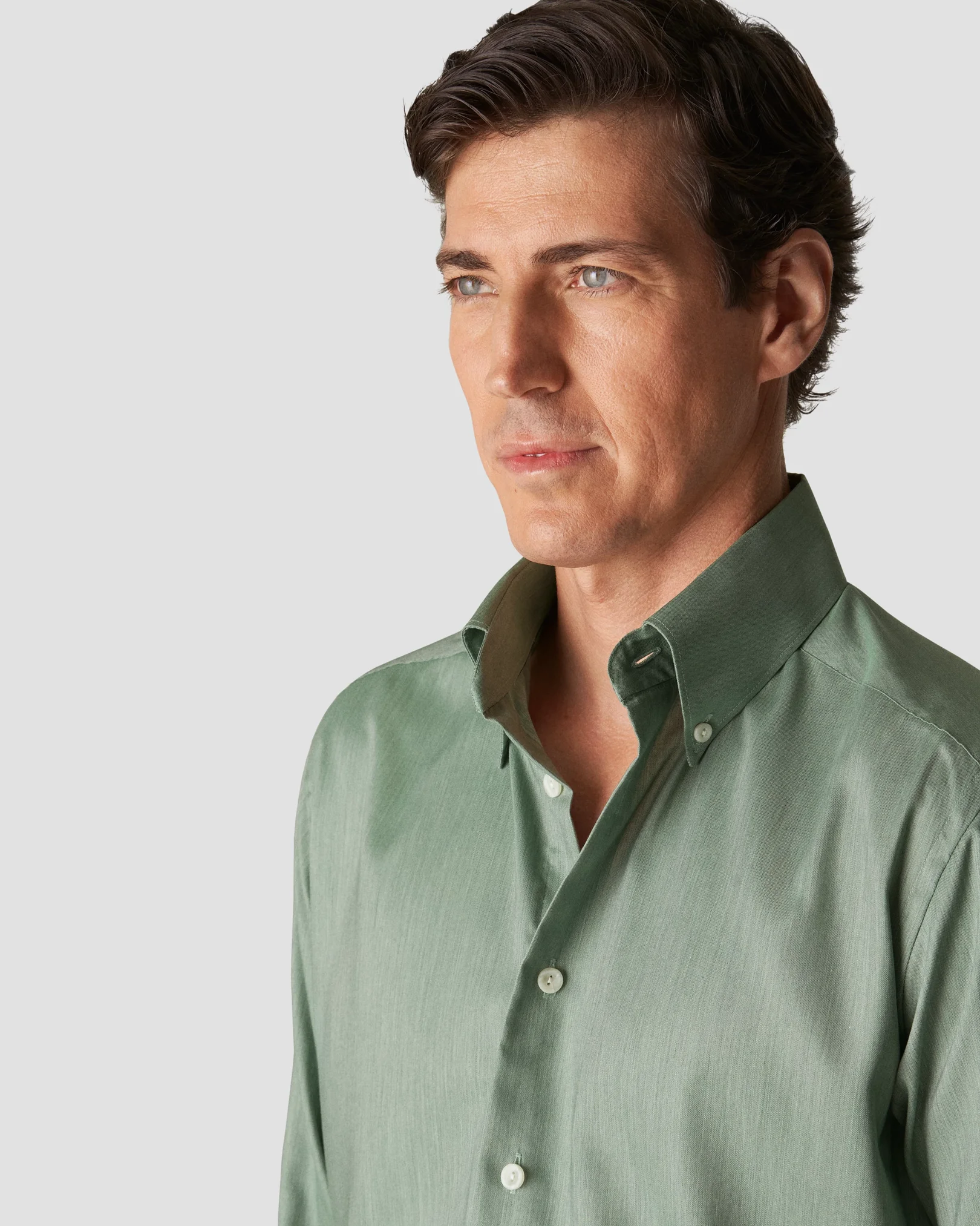 Eton - mid green oxford