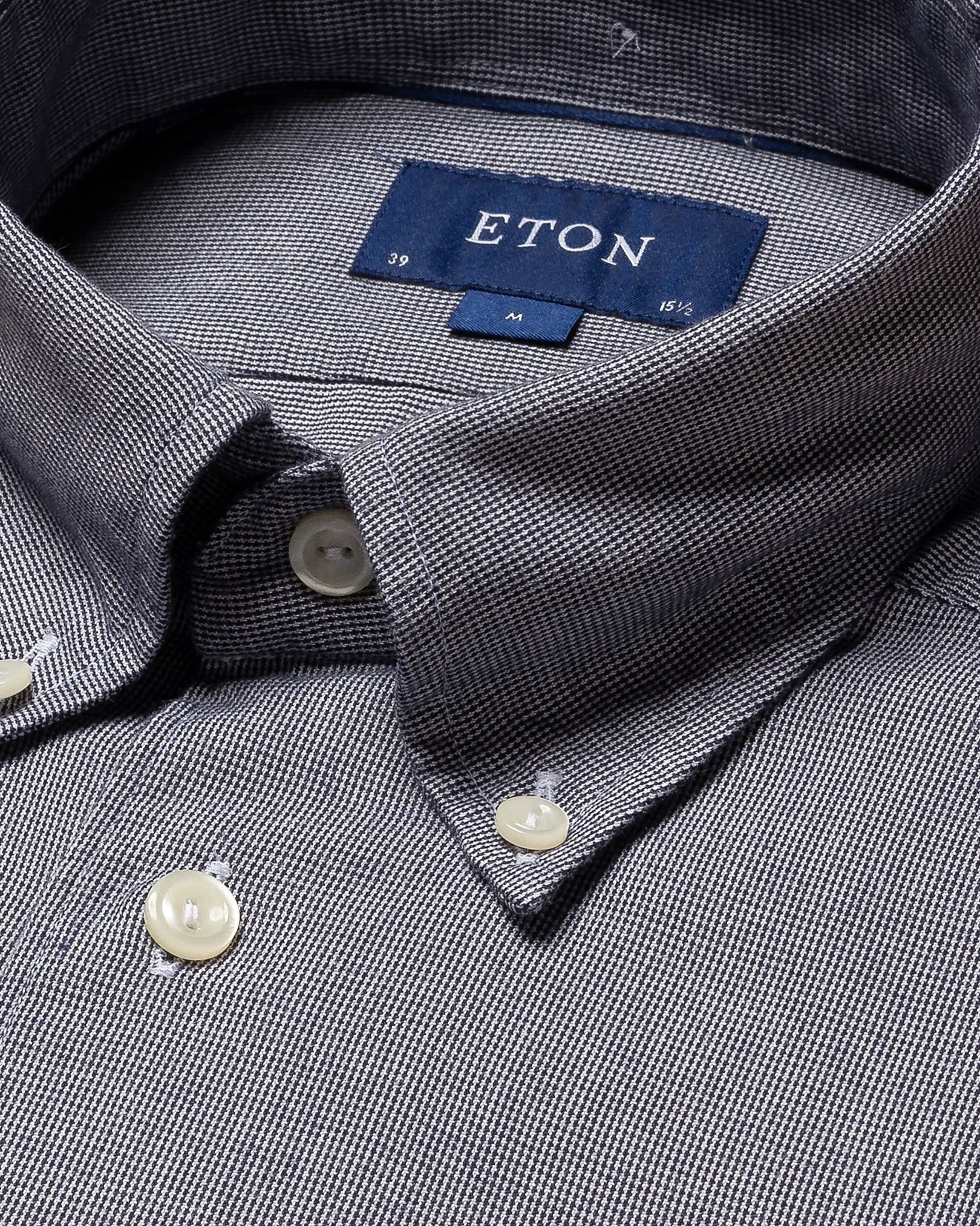 Eton - navy blue cotton tencel