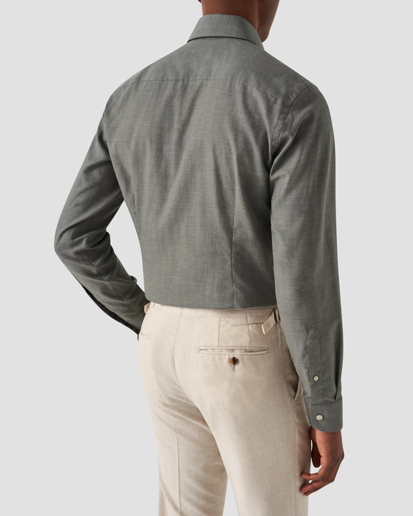 Eton - mid grey flanell