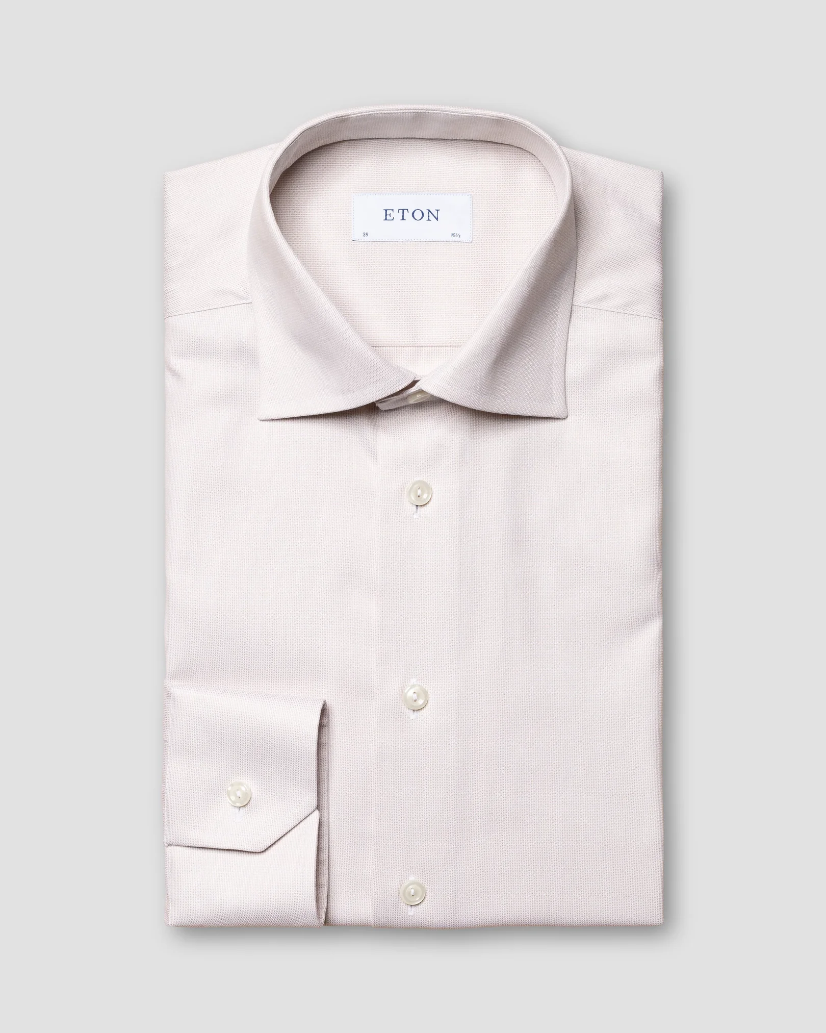 Eton - beige signature twill semi solid