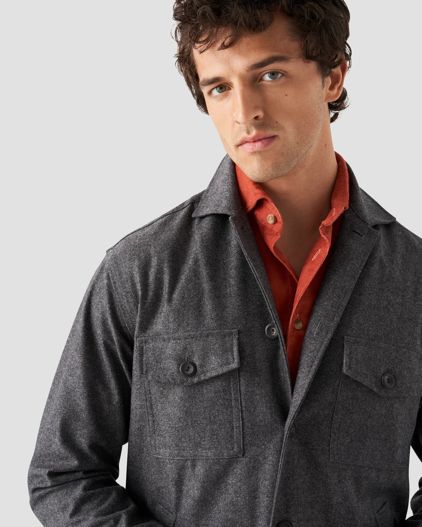 Eton - red baby corduroy