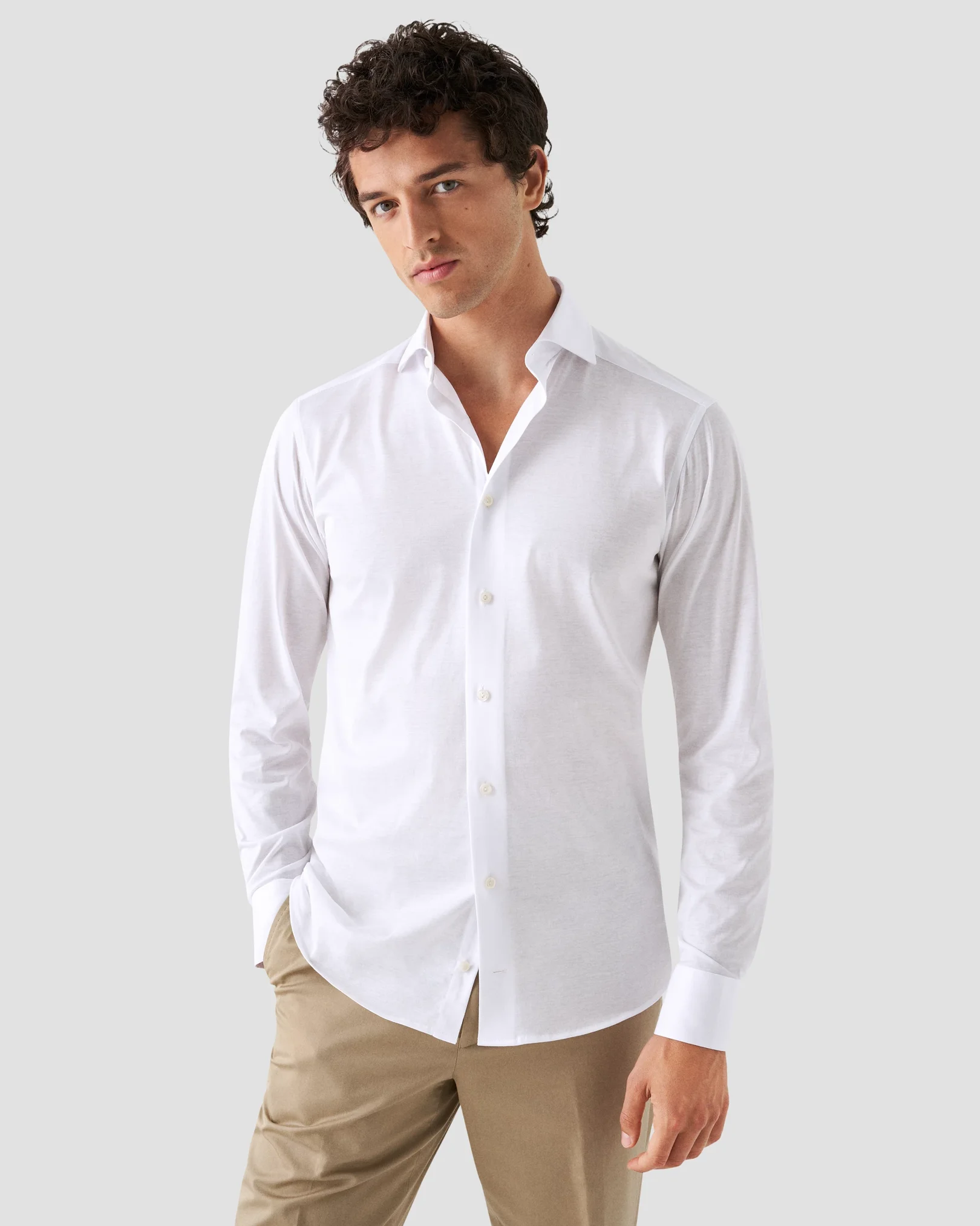 Eton - white jersey 4 way