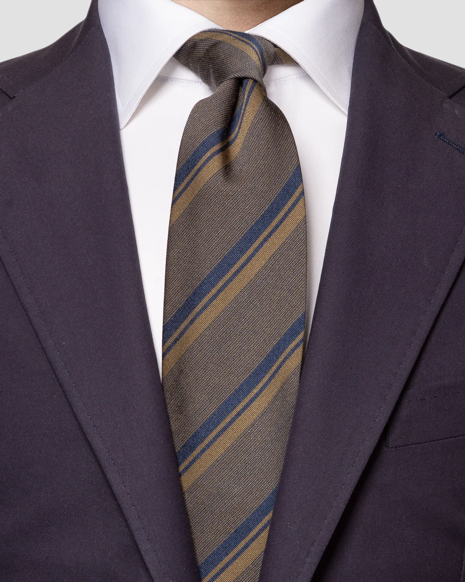 Eton - orange silk cotton tie