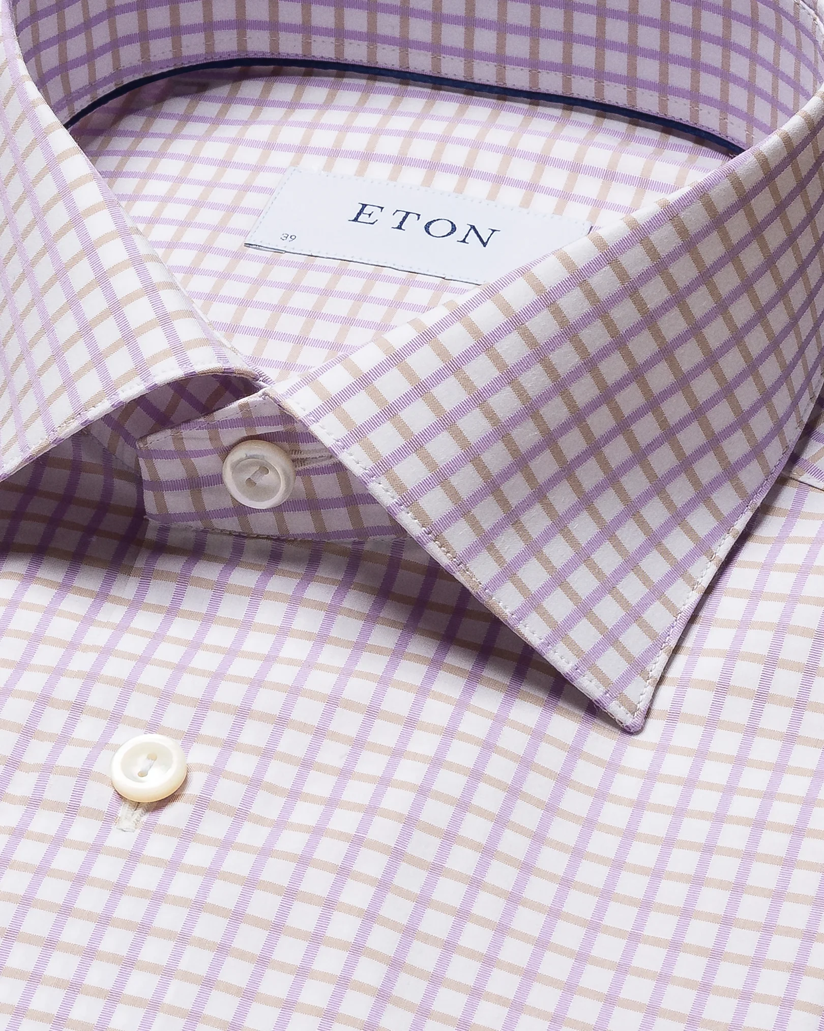 Eton - light purple fine twill