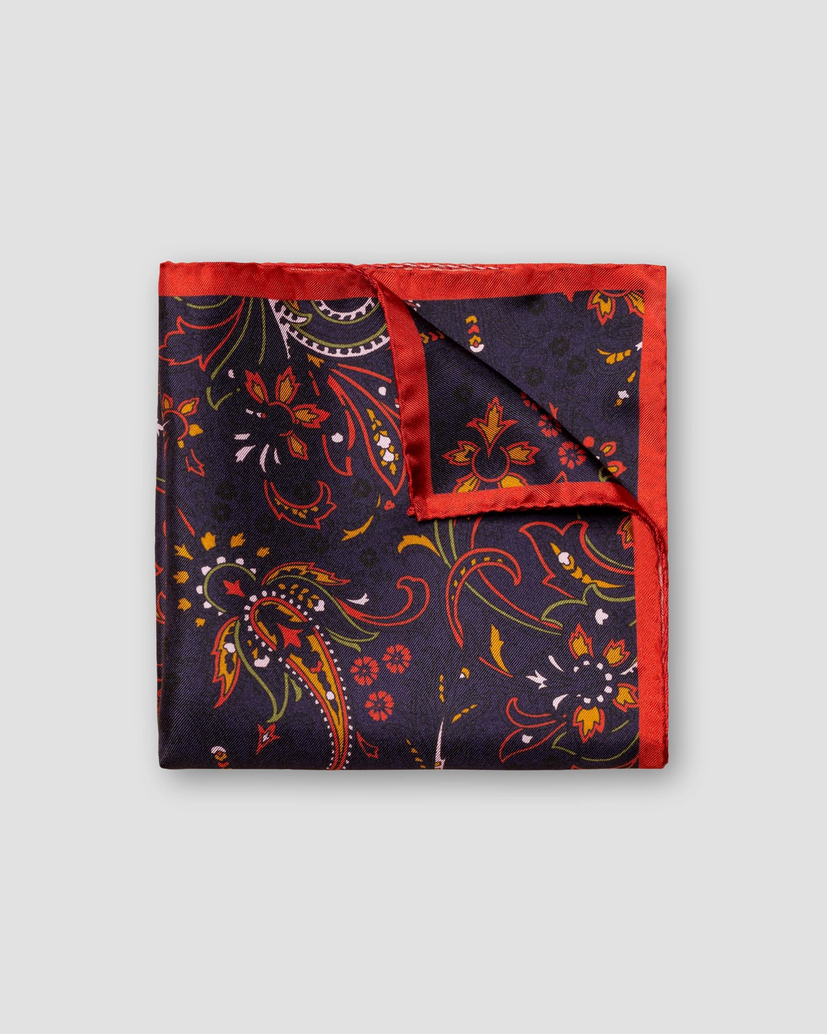 Eton - navy blue autum print