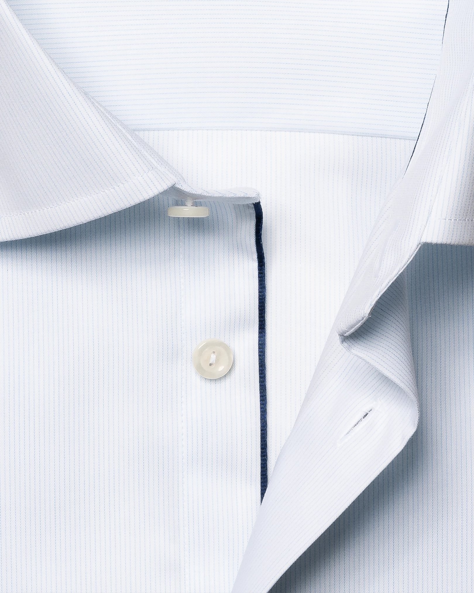 Eton - light blue twill solid shirt