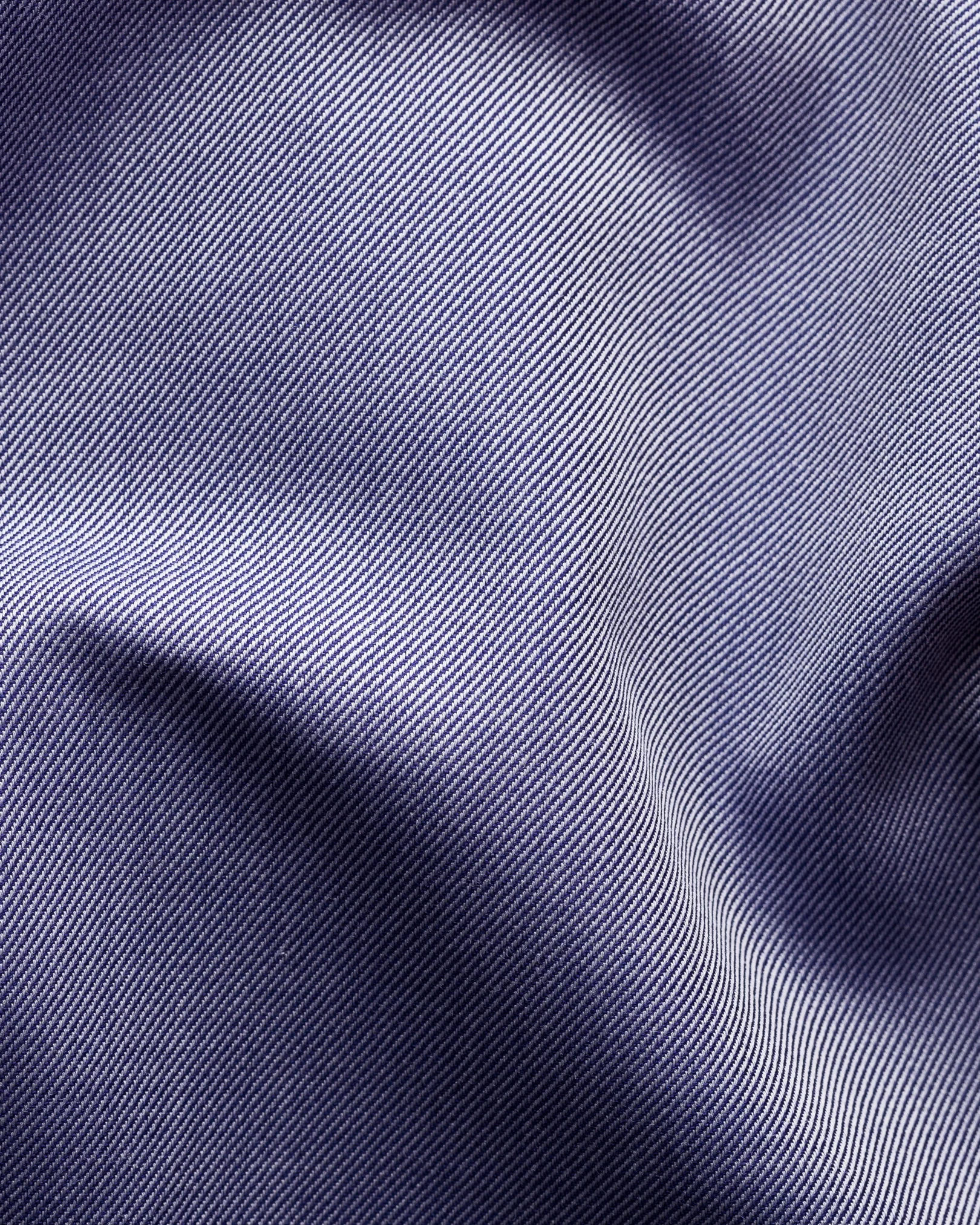 Eton - dark blue melange signature twill shirt