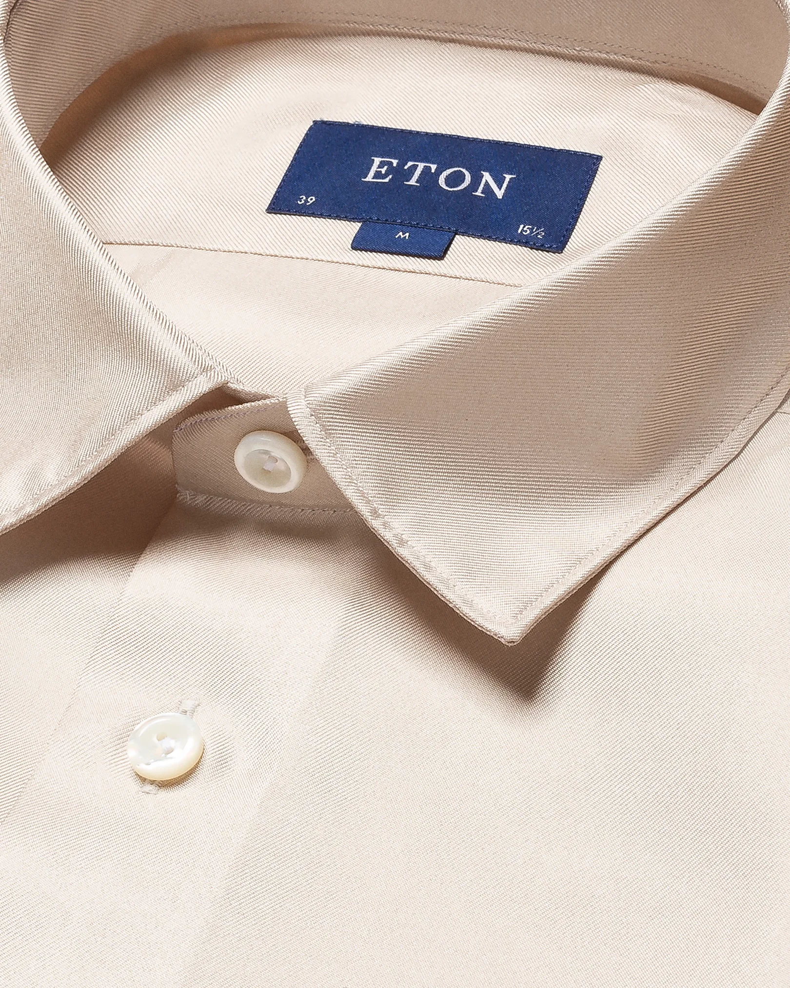Eton - beige silk shirt