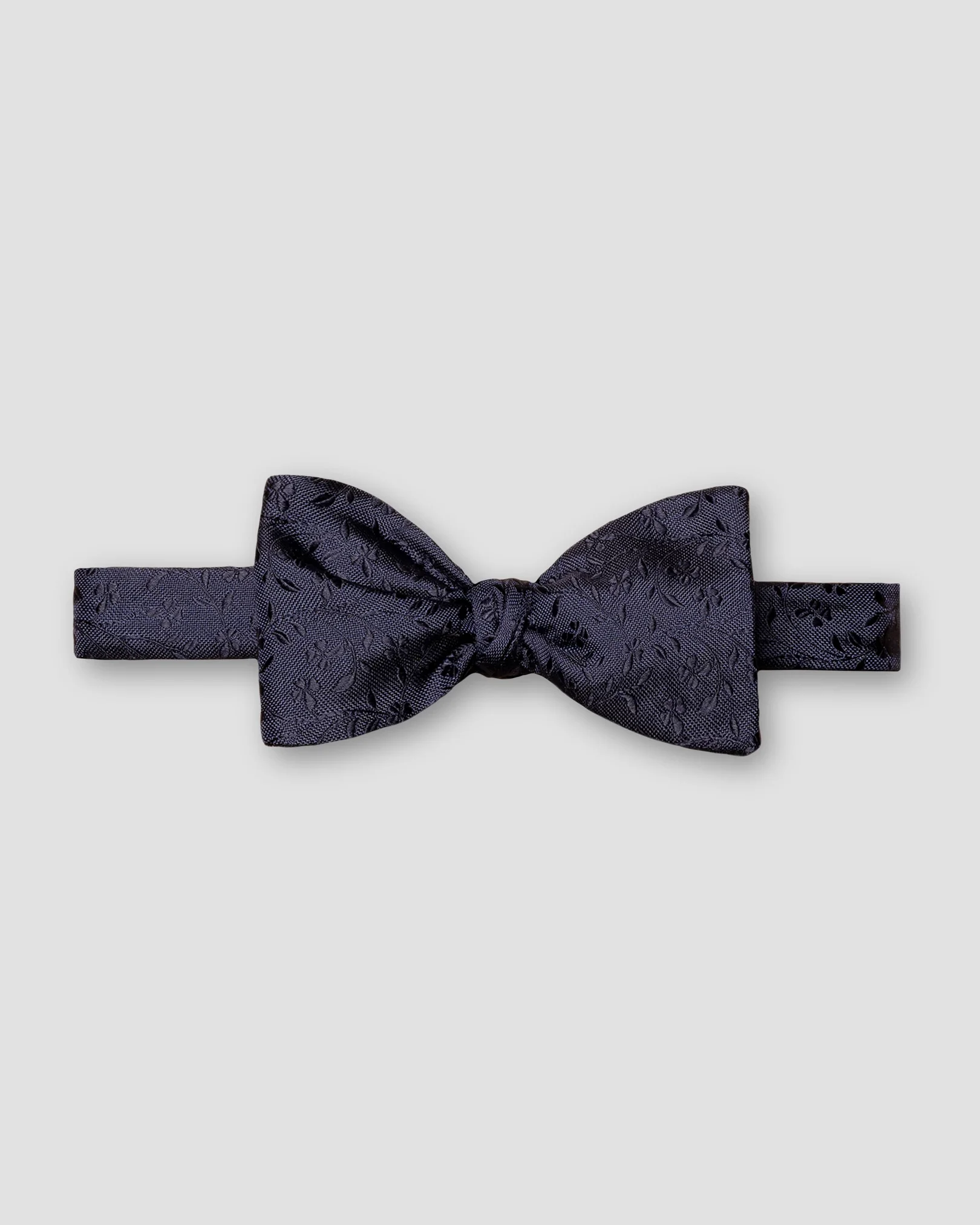Eton - navy blue bow tie self tied