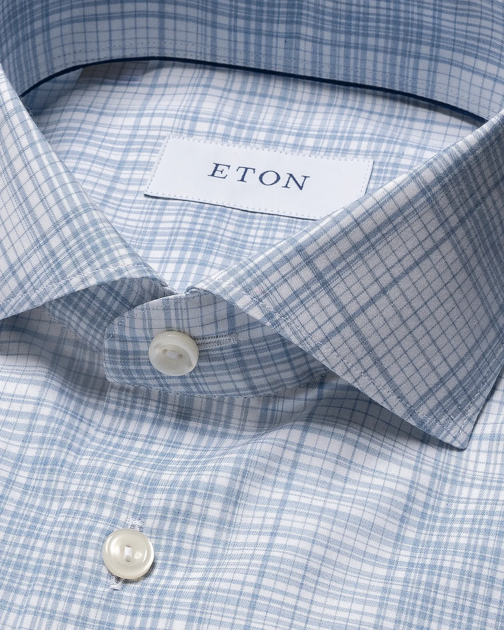 Eton - light blue twill melange